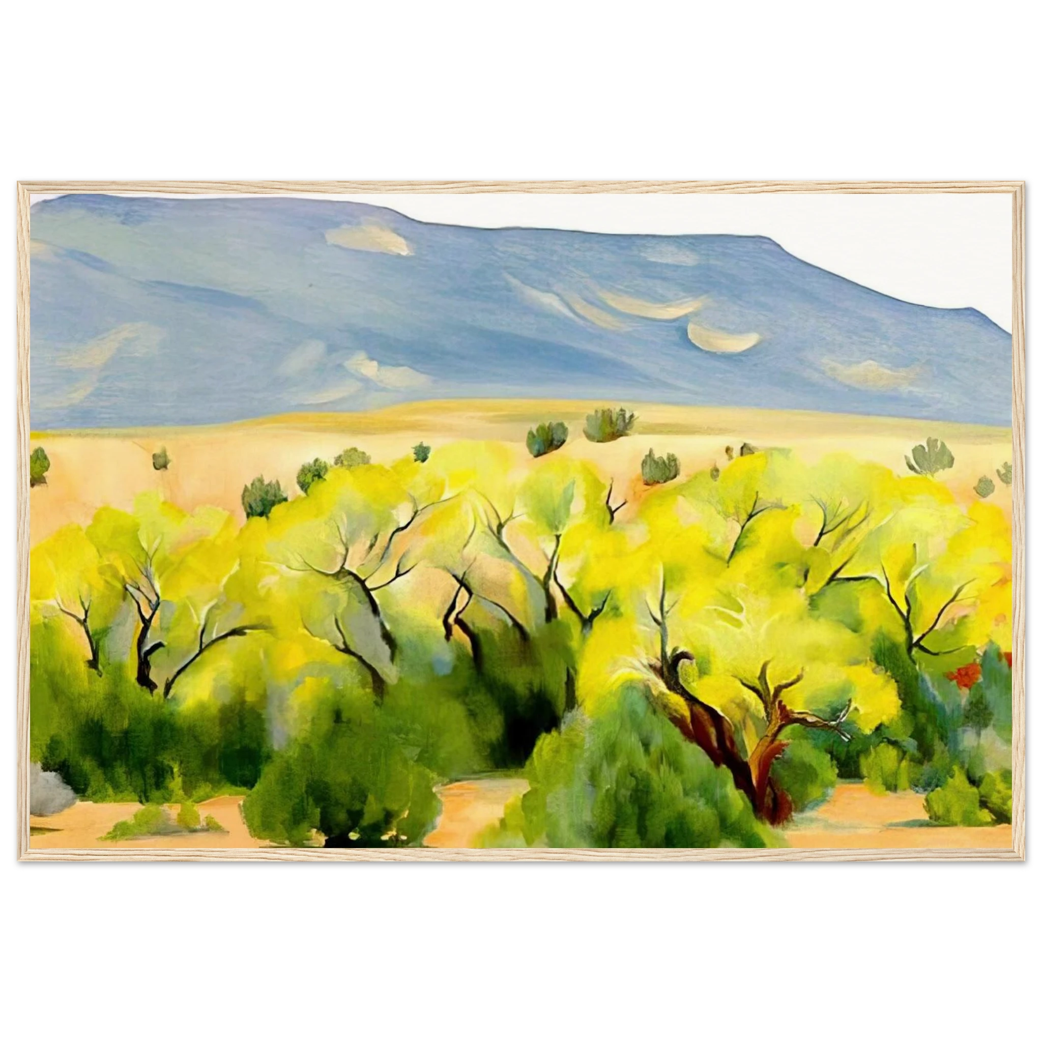 Cottonwood III Framed Poster | Georgia O'Keeffe Framed Prints Wall Art | Georgia O Keeffe Prints