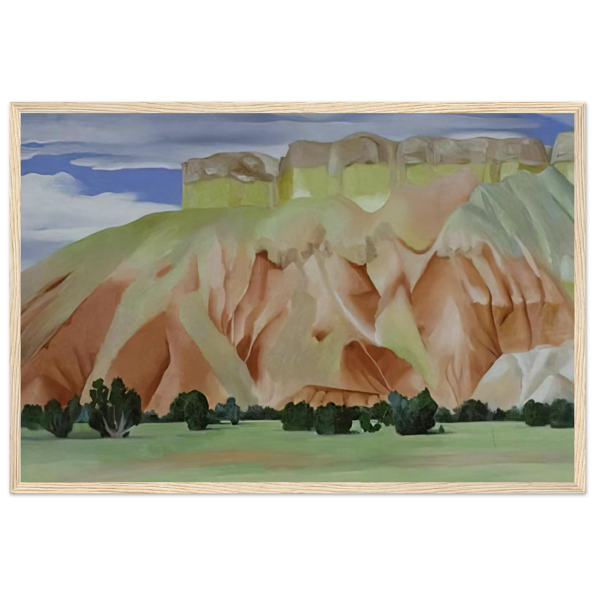 My Backyard Framed Poster | Georgia O'Keeffe Framed Prints Wall Art | Georgia O Keeffe Prints