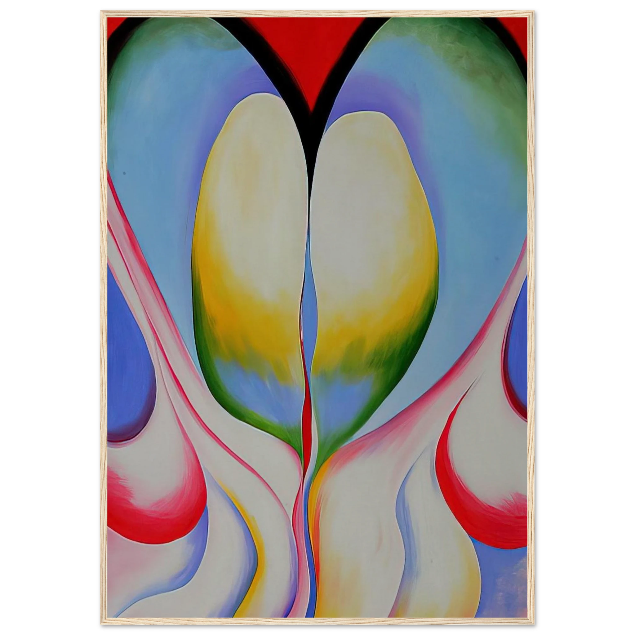 Series 1, No. 8 Framed Poster | Georgia O'Keeffe Framed Prints Wall Art | Georgia O Keeffe Prints