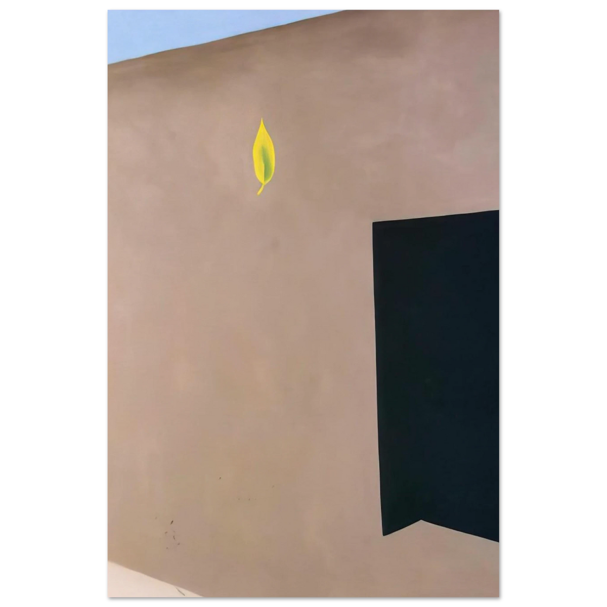 Patio Door with Green Leaf Poster | Georgia O'Keeffe Poster | Georgia O Keeffe Prints
