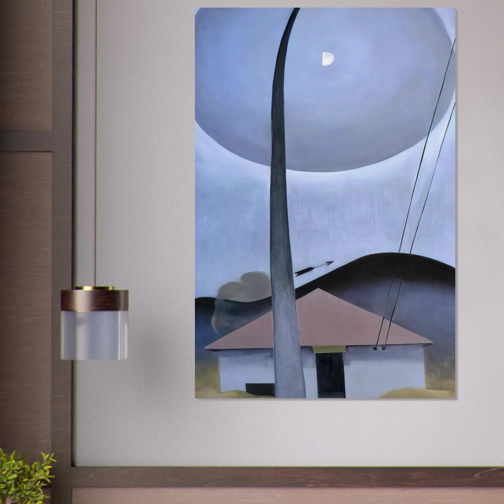 Little House with Flagpole Poster | Georgia O'Keeffe Poster | Georgia O Keeffe Prints