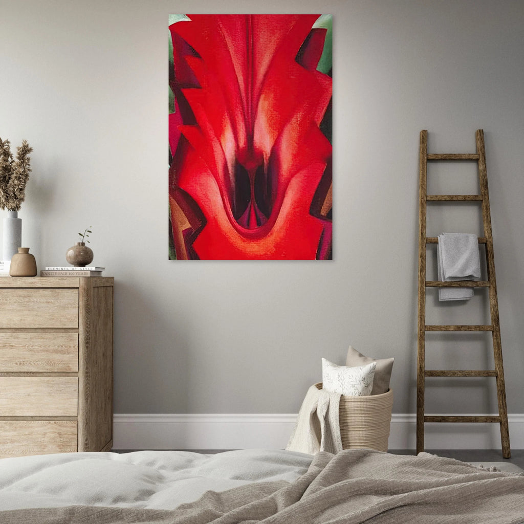 Inside Red Canna Poster | Georgia O'Keeffe Poster | Georgia O Keeffe Prints