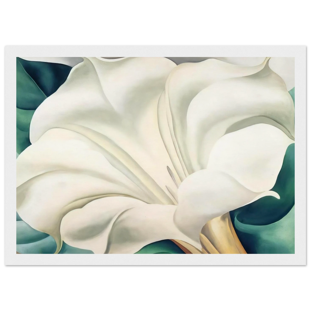Jimson Weed 2 Framed Poster | Georgia O'Keeffe Framed Prints Wall Art | Georgia O Keeffe Prints