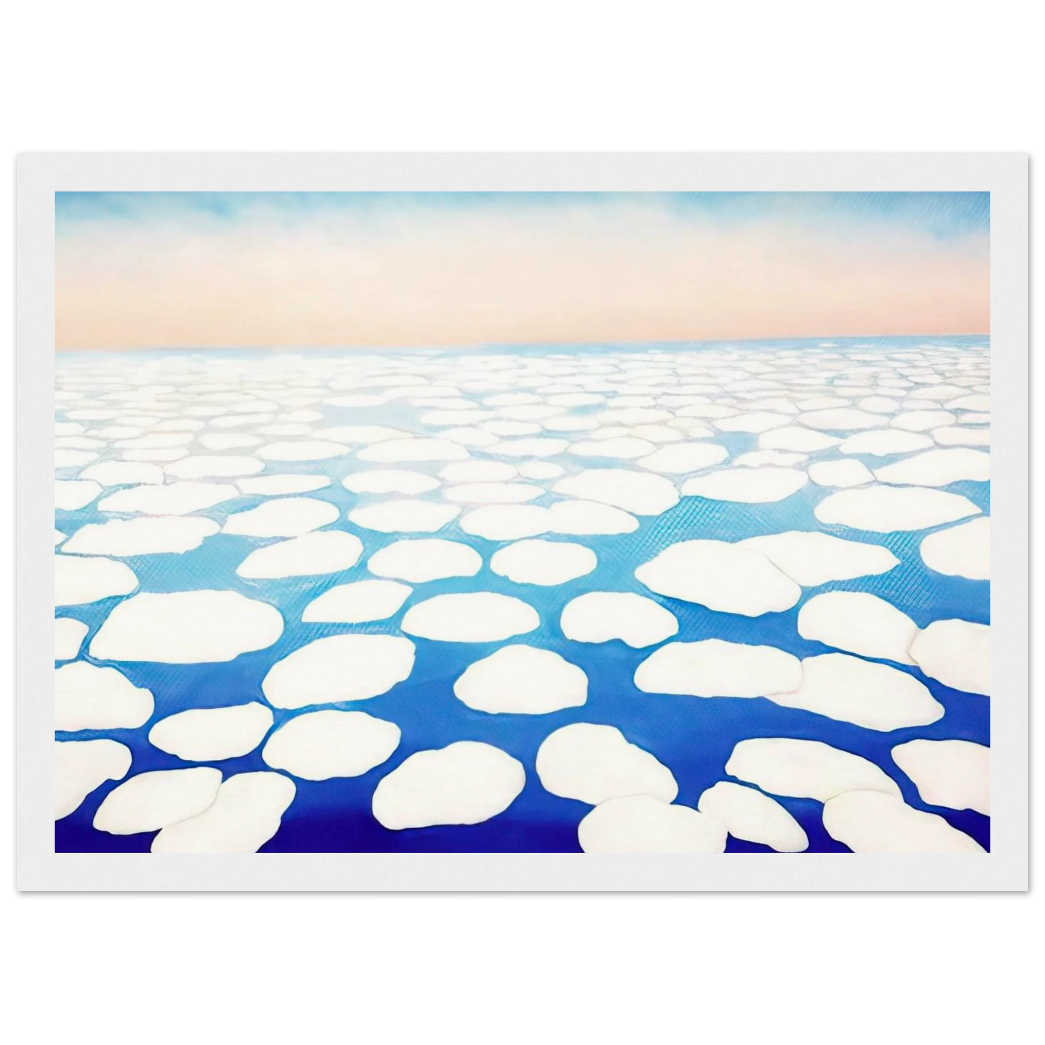 Sky Above the Clouds II Framed Poster | Georgia O'Keeffe Framed Prints Wall Art | Georgia O Keeffe Prints