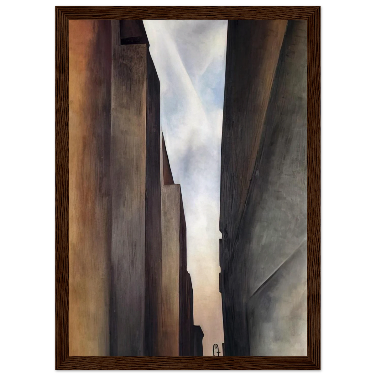 Street of New York II Framed Poster | Georgia O'Keeffe Framed Prints Wall Art | Georgia O Keeffe Prints