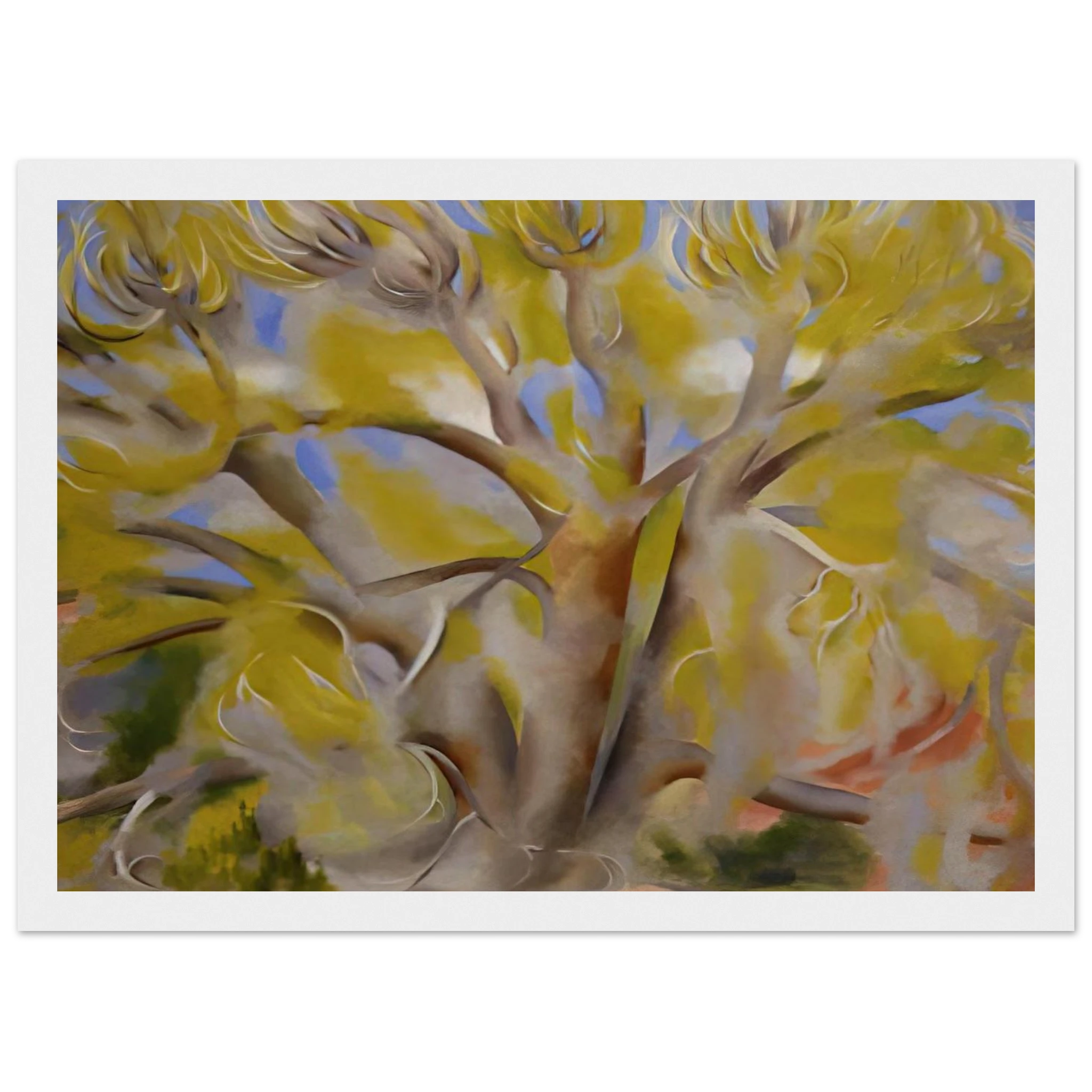 Spring Tree No. 1 Framed Poster | Georgia O'Keeffe Framed Prints Wall Art | Georgia O Keeffe Prints
