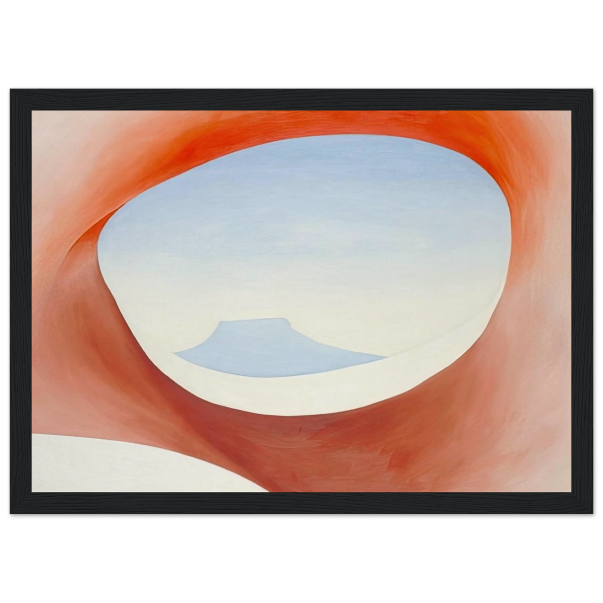 Pedernal - From the Ranch I Framed Poster | Georgia O'Keeffe Framed Prints Wall Art | Georgia O Keeffe Prints