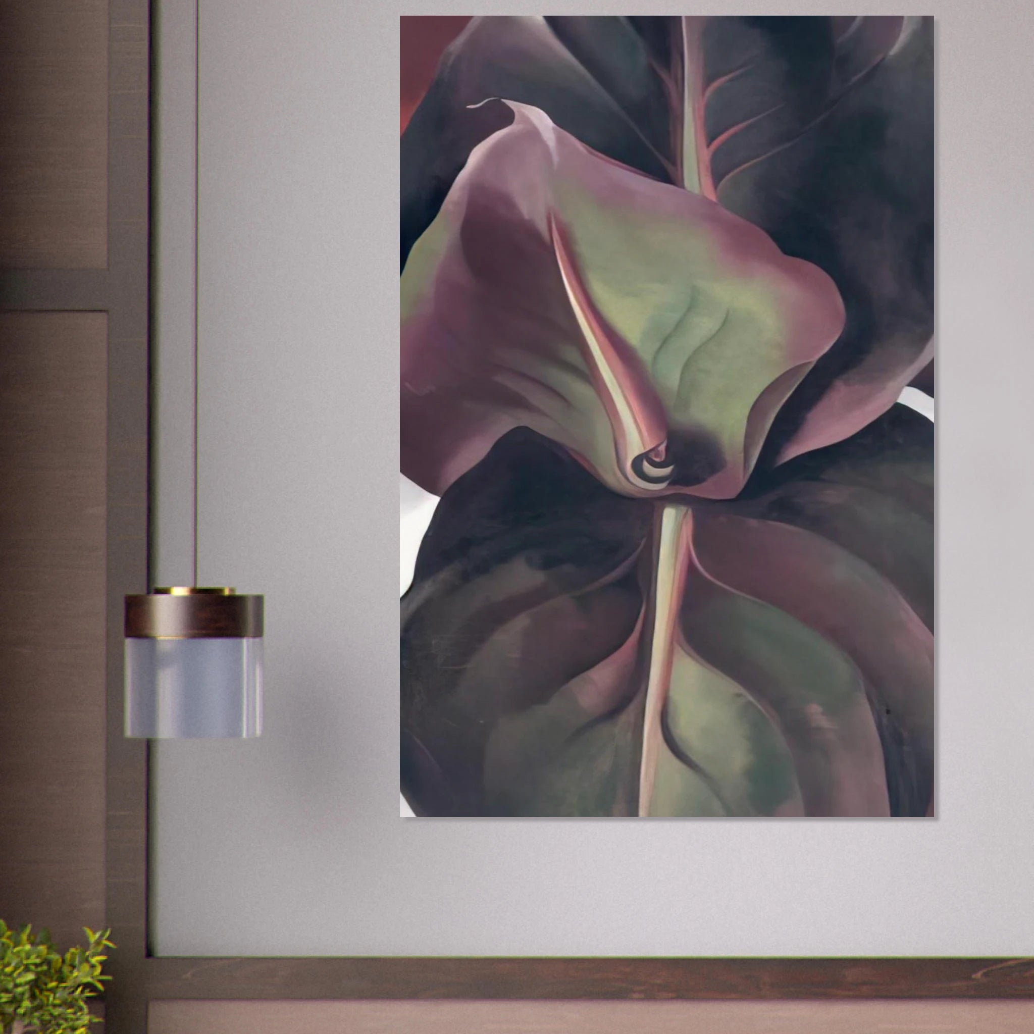 Canna Leaves Poster | Georgia O'Keeffe Poster | Georgia O Keeffe Prints