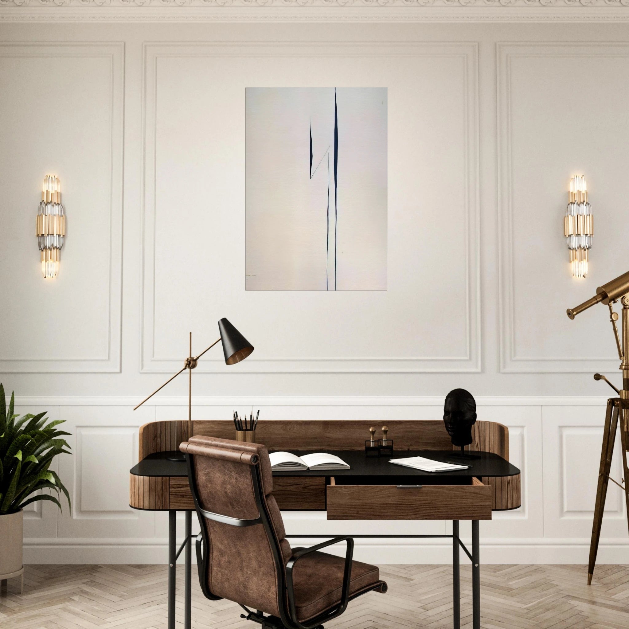 Black Lines 1 Canvas | Georgia O'Keeffe Canvas | Georgia O Keeffe Prints