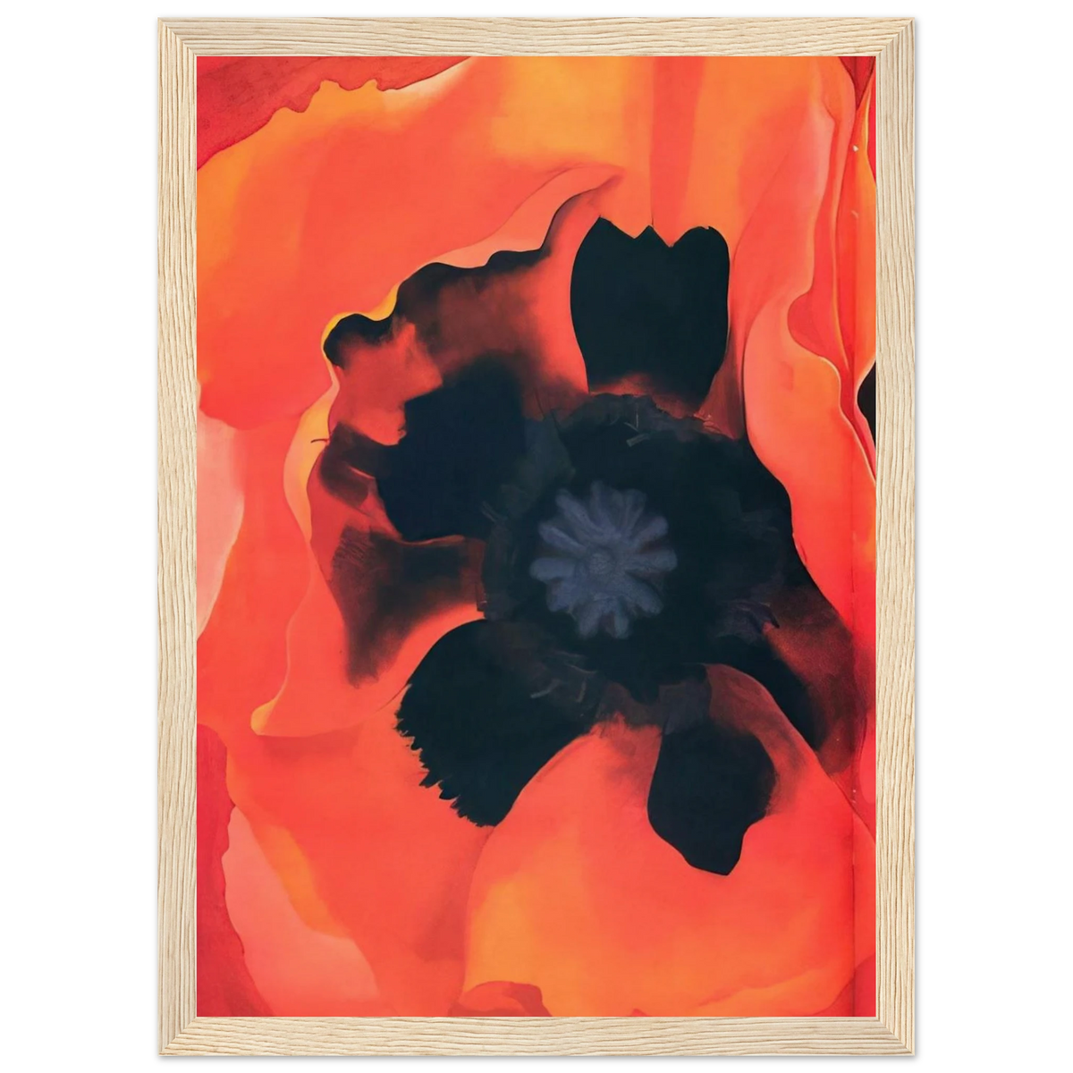 Poppy 2 Framed Poster | Georgia O'Keeffe Framed Prints Wall Art | Georgia O Keeffe Prints