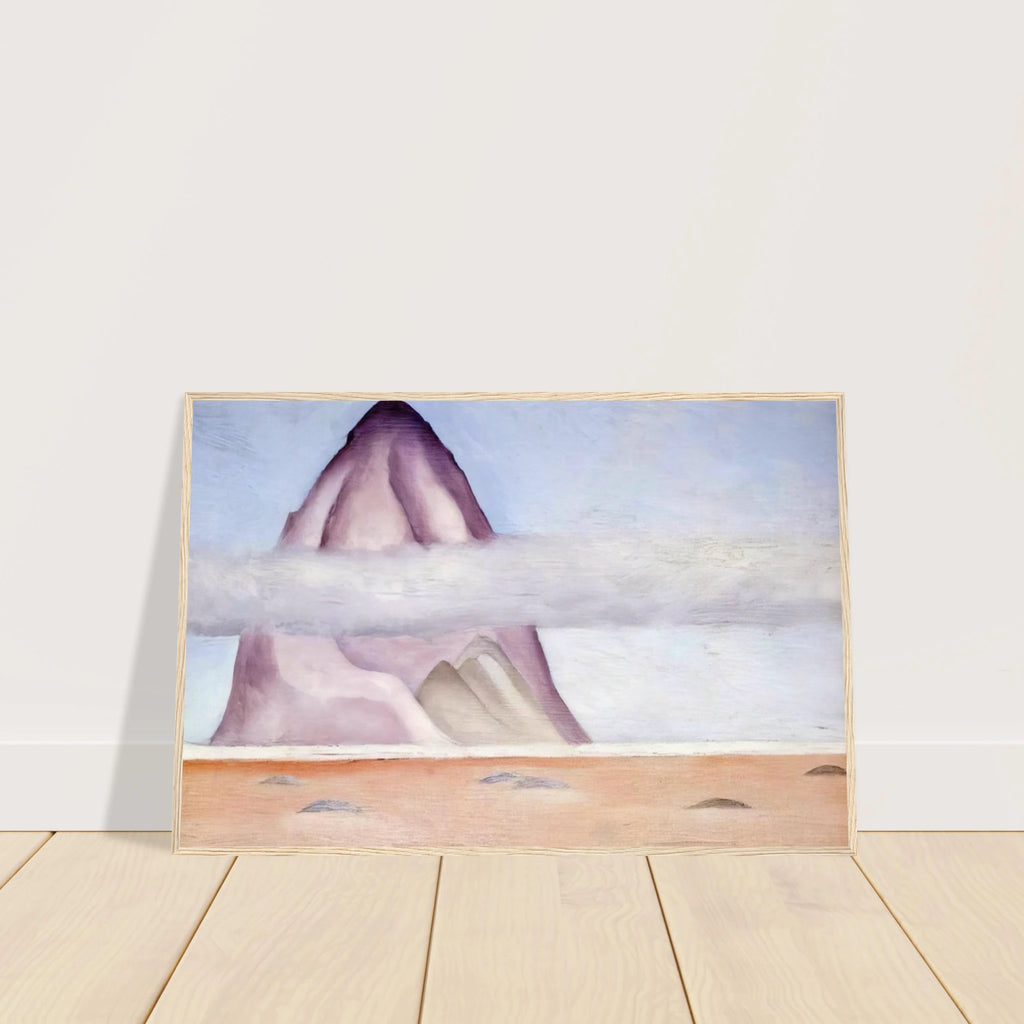 Misty - A Memory Framed Poster | Georgia O'Keeffe Framed Prints Wall Art | Georgia O Keeffe Prints