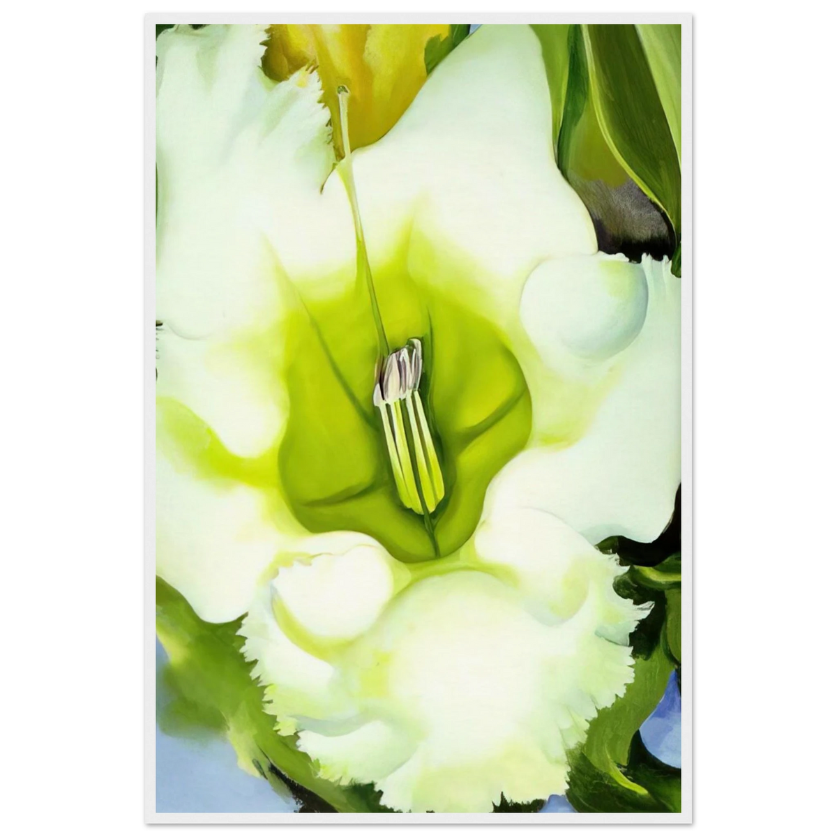 Cup Of Silver Ginger Framed Poster | Georgia O'Keeffe Framed Prints Wall Art | Georgia O Keeffe Prints