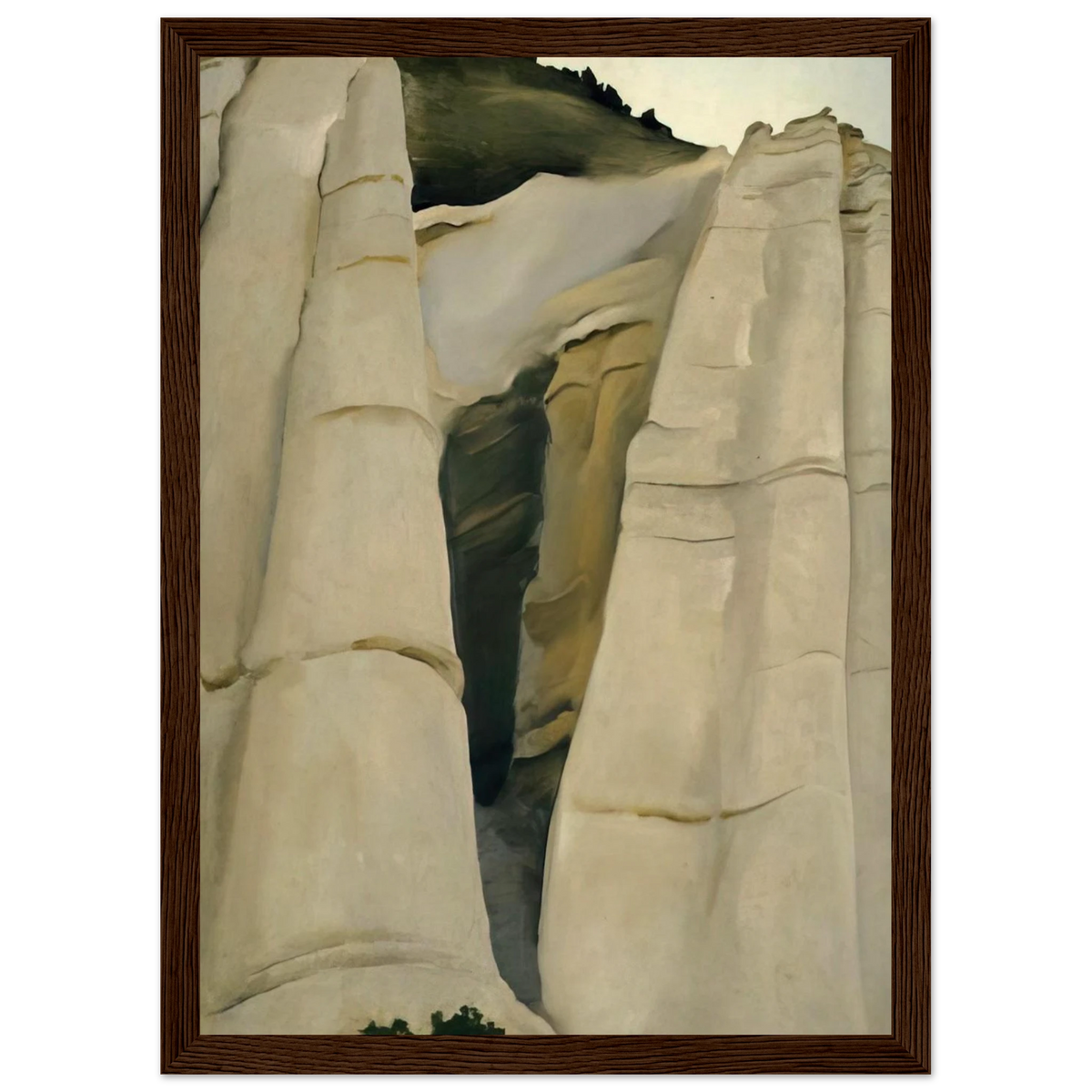 From the White Place Framed Poster | Georgia O'Keeffe Framed Prints Wall Art | Georgia O Keeffe Prints