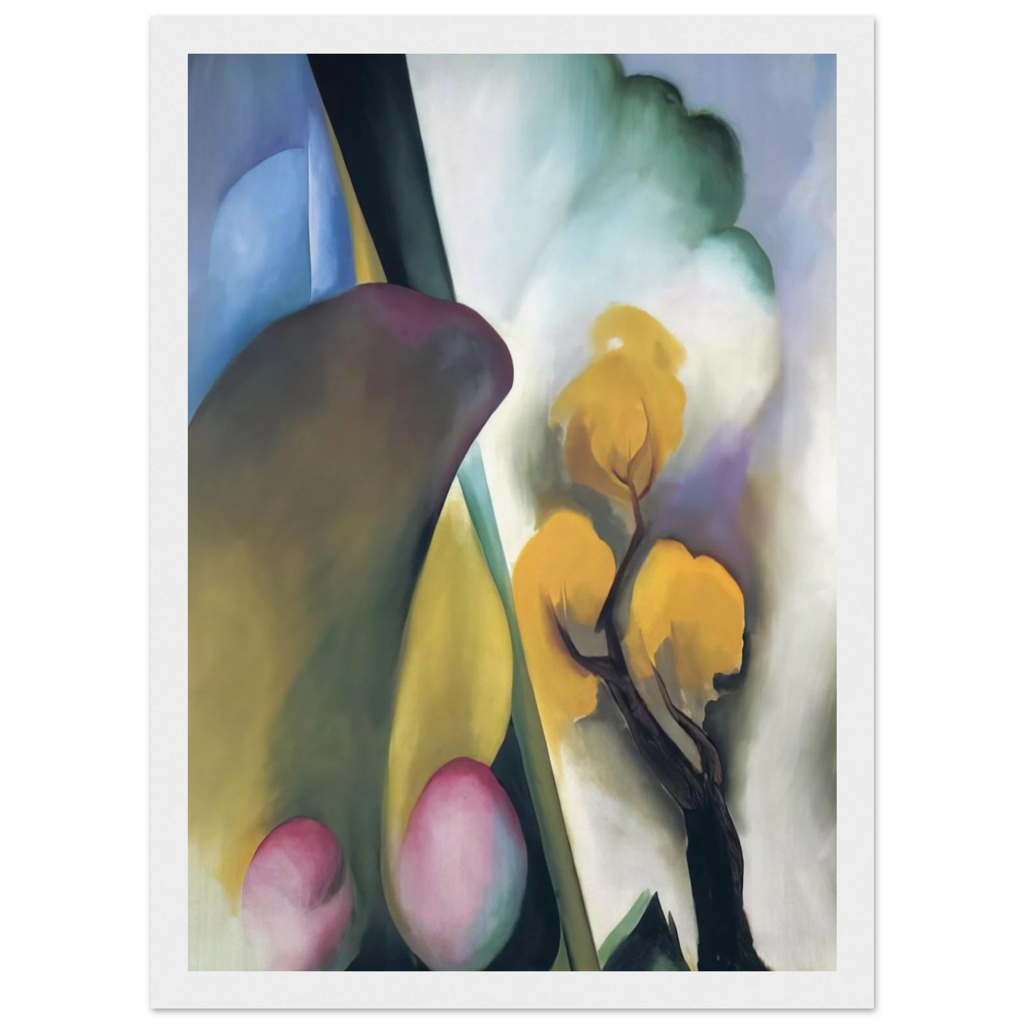Spring Framed Poster | Georgia O'Keeffe Framed Prints Wall Art | Georgia O Keeffe Prints