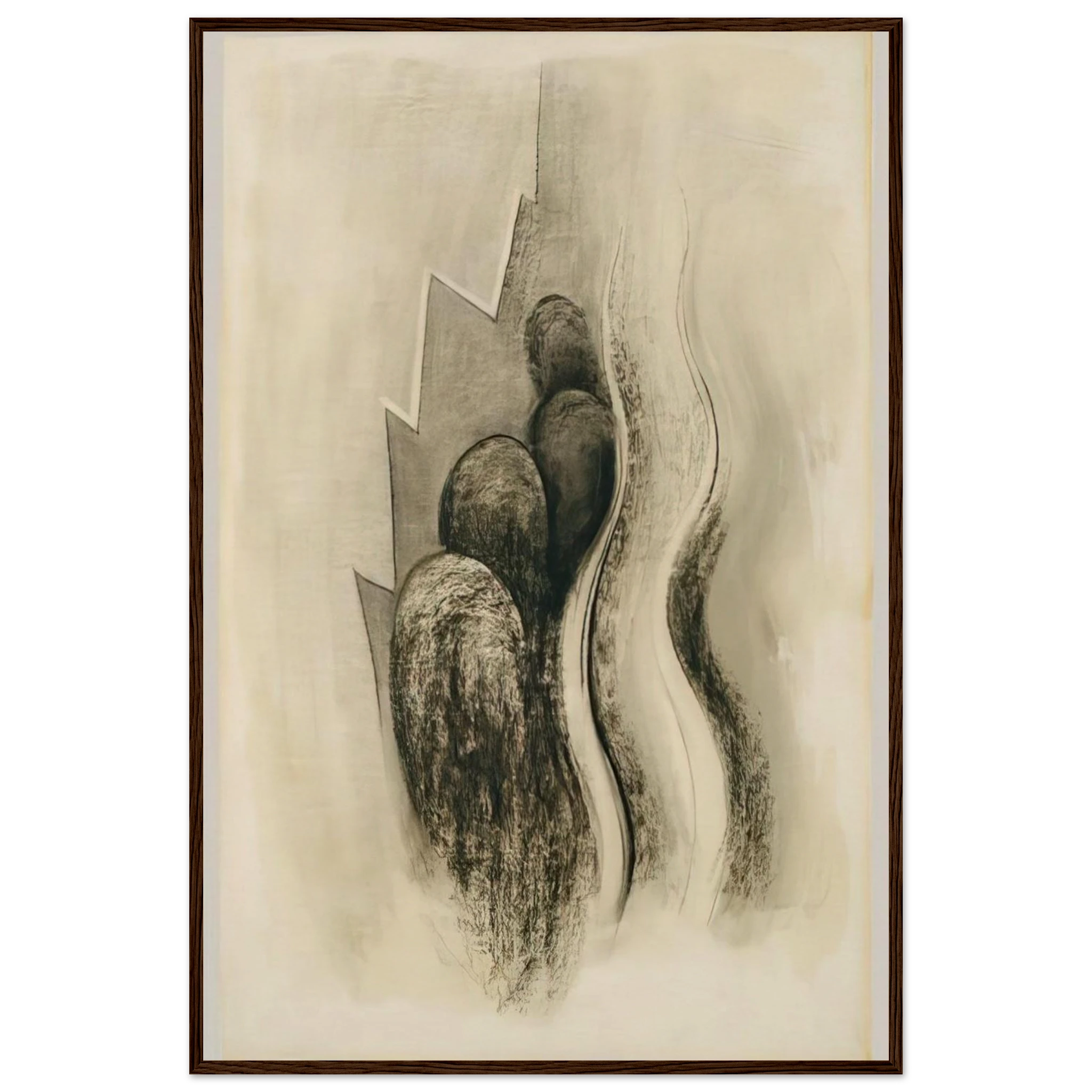 Drawing XIII Framed Poster | Georgia O'Keeffe Framed Prints Wall Art | Georgia O Keeffe Prints