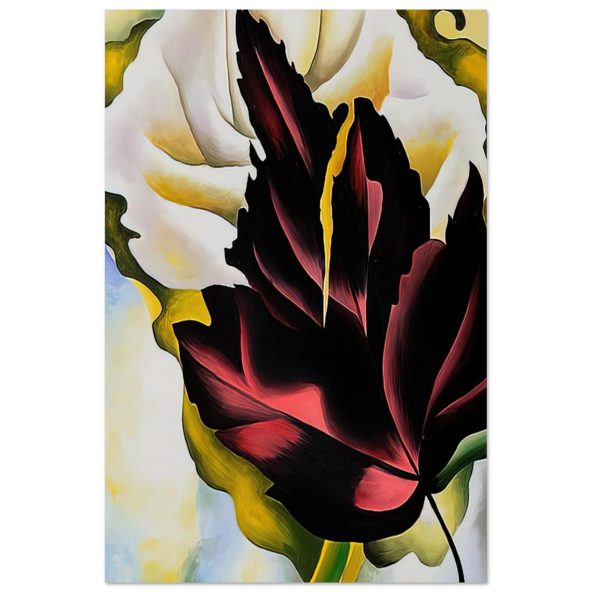 Pattern Leaves Poster | Georgia O'Keeffe Poster | Georgia O Keeffe Prints