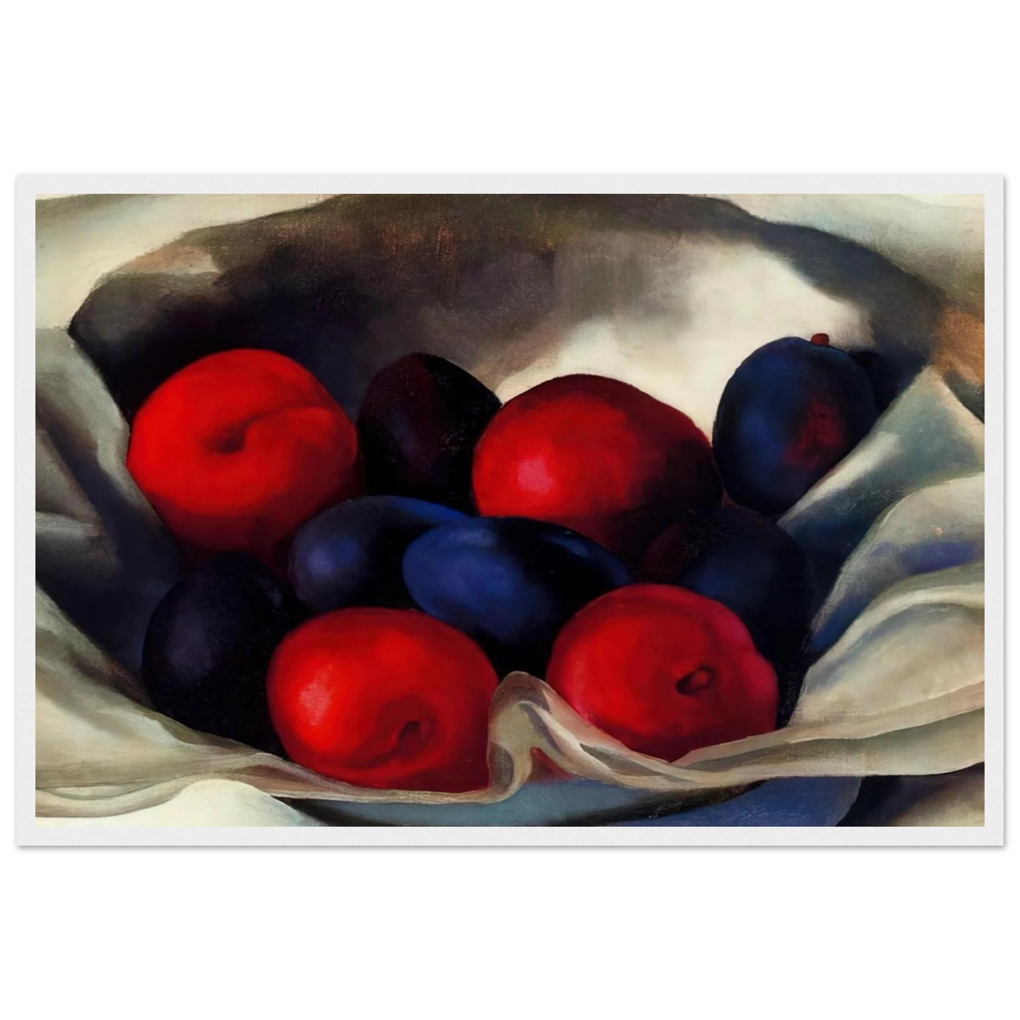 Plums Framed Poster | Georgia O'Keeffe Framed Prints Wall Art | Georgia O Keeffe Prints