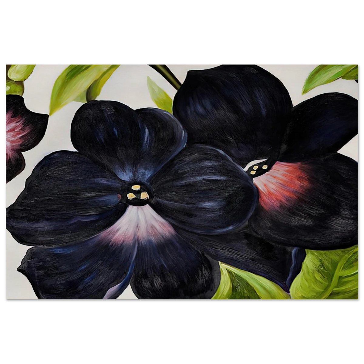 Black and Purple Petunias Poster | Georgia O'Keeffe Poster | Georgia O Keeffe Prints
