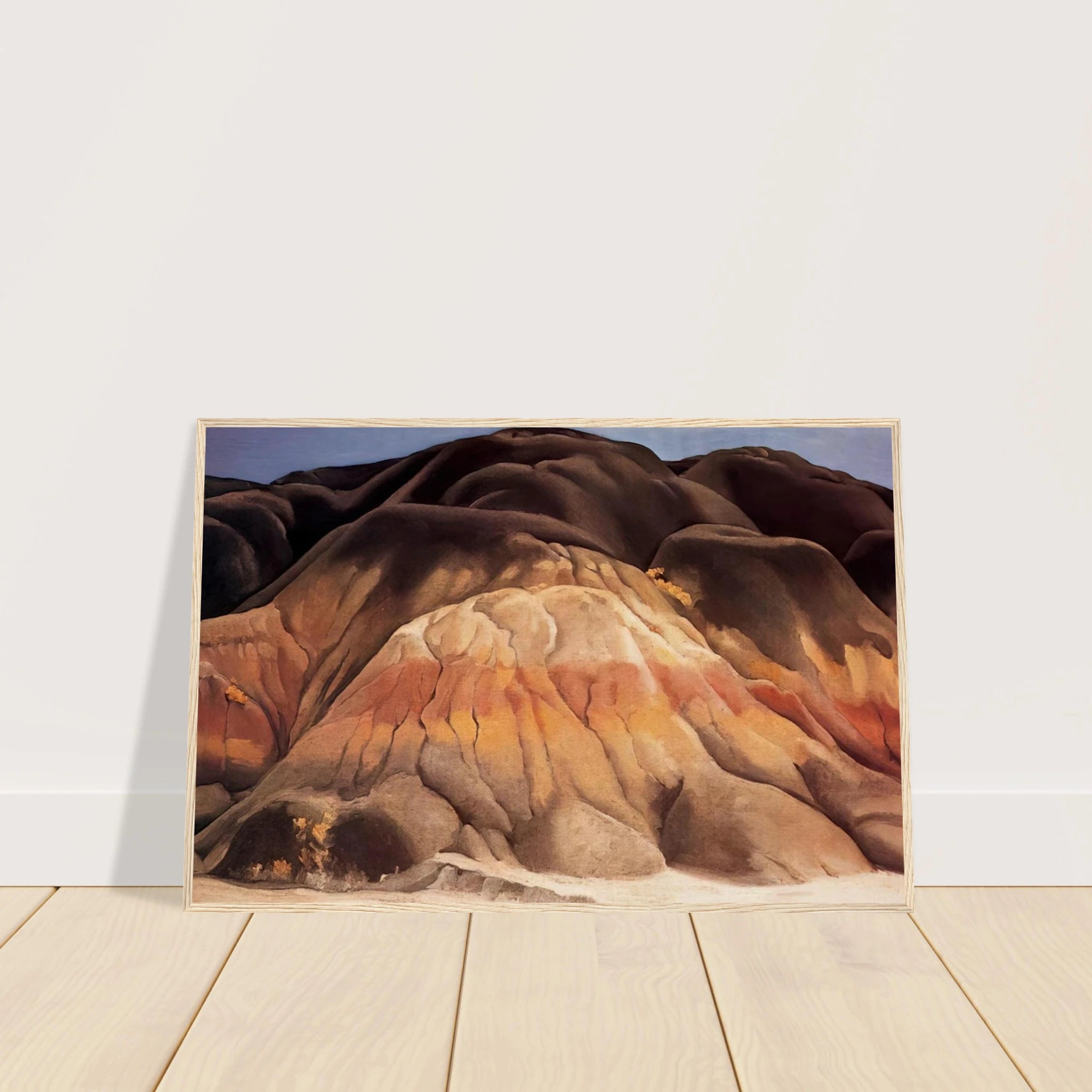 Grey Hills Framed Poster | Georgia O'Keeffe Framed Prints Wall Art | Georgia O Keeffe Prints