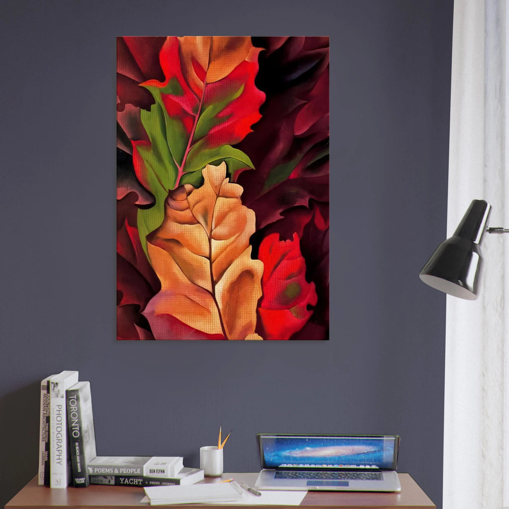 Autumn Leaves - Lake George, N.Y. Canvas | Georgia O'Keeffe Canvas | Georgia O Keeffe Prints