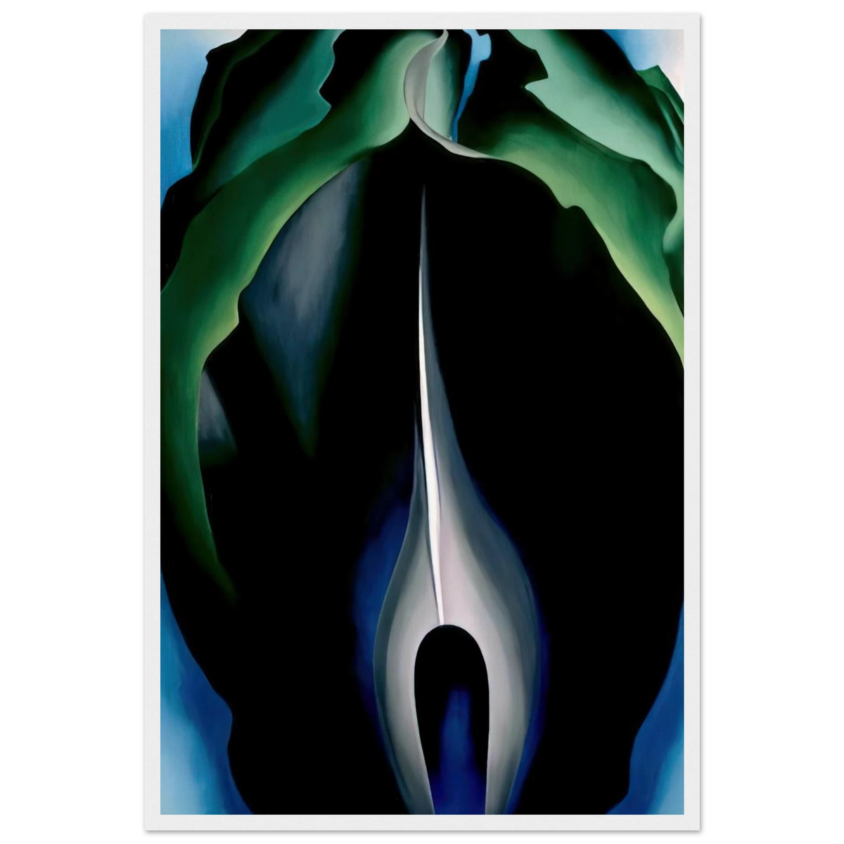 Jack-in-the-Pulpit No. IV Framed Poster | Georgia O'Keeffe Framed Prints Wall Art | Georgia O Keeffe Prints