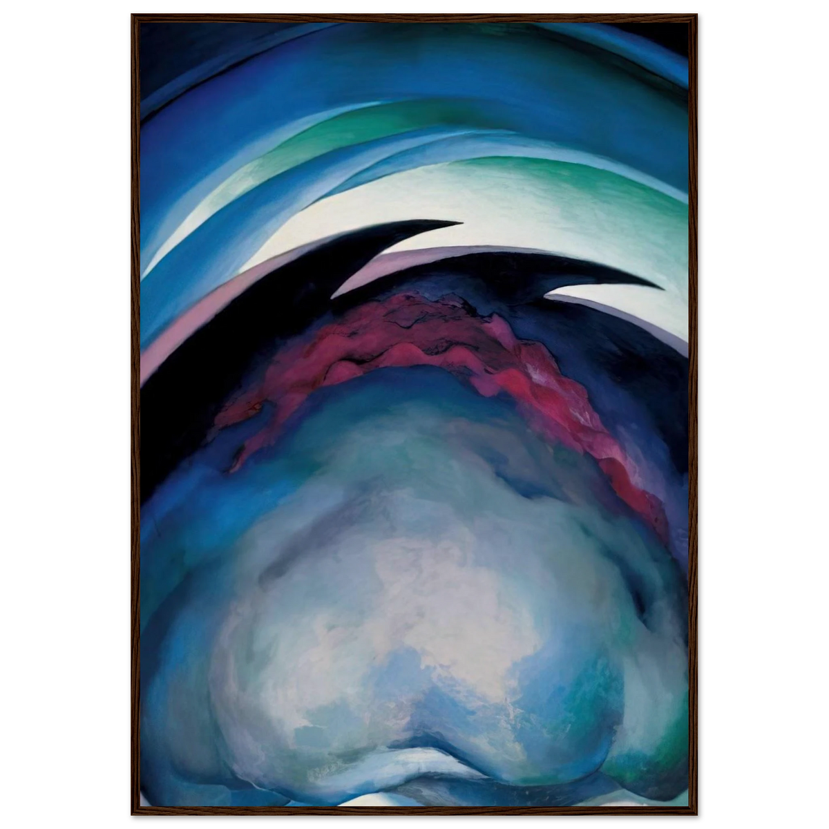 From the Plains I Framed Poster | Georgia O'Keeffe Framed Prints Wall Art | Georgia O Keeffe Prints