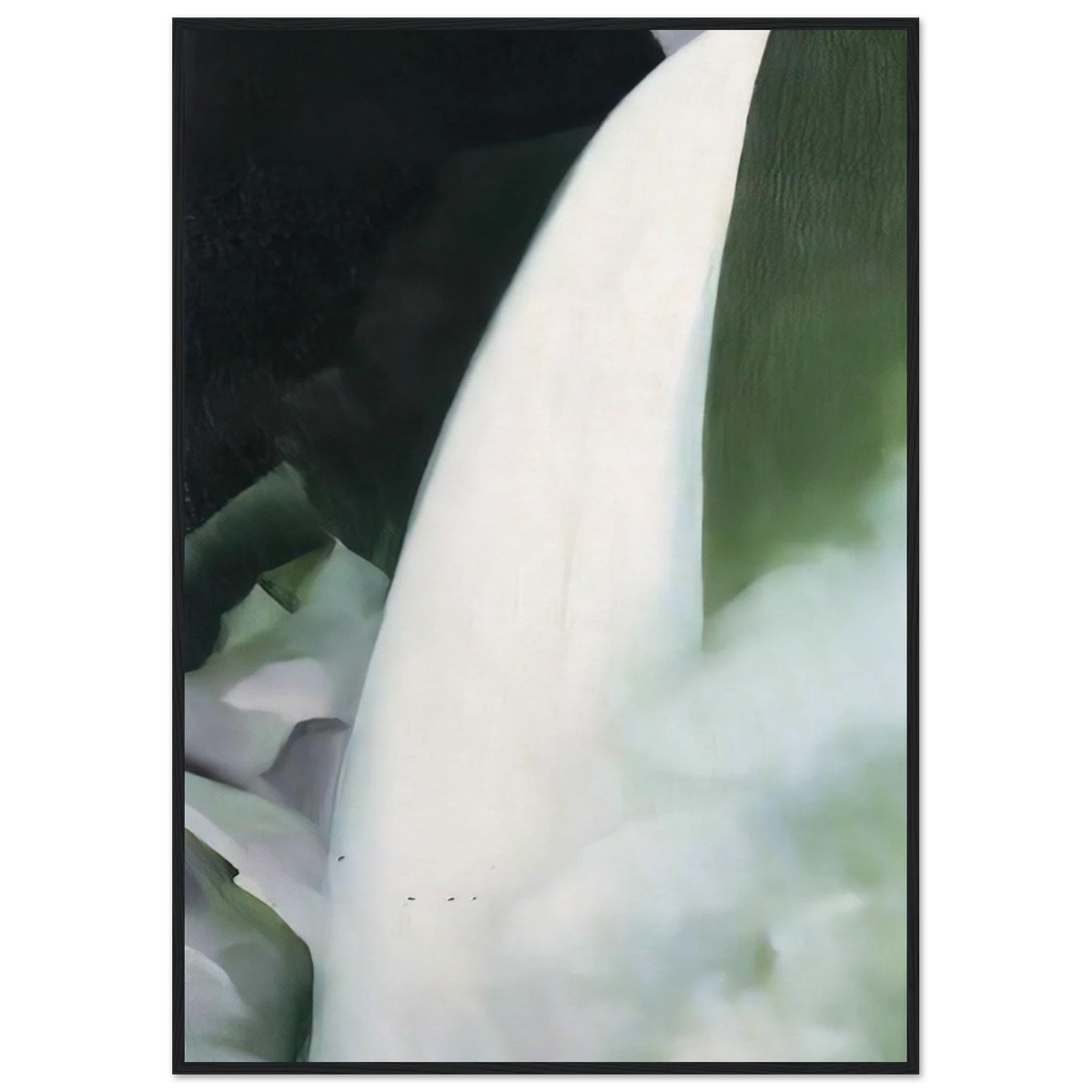 Green and White Framed Poster | Georgia O'Keeffe Framed Prints Wall Art | Georgia O Keeffe Prints