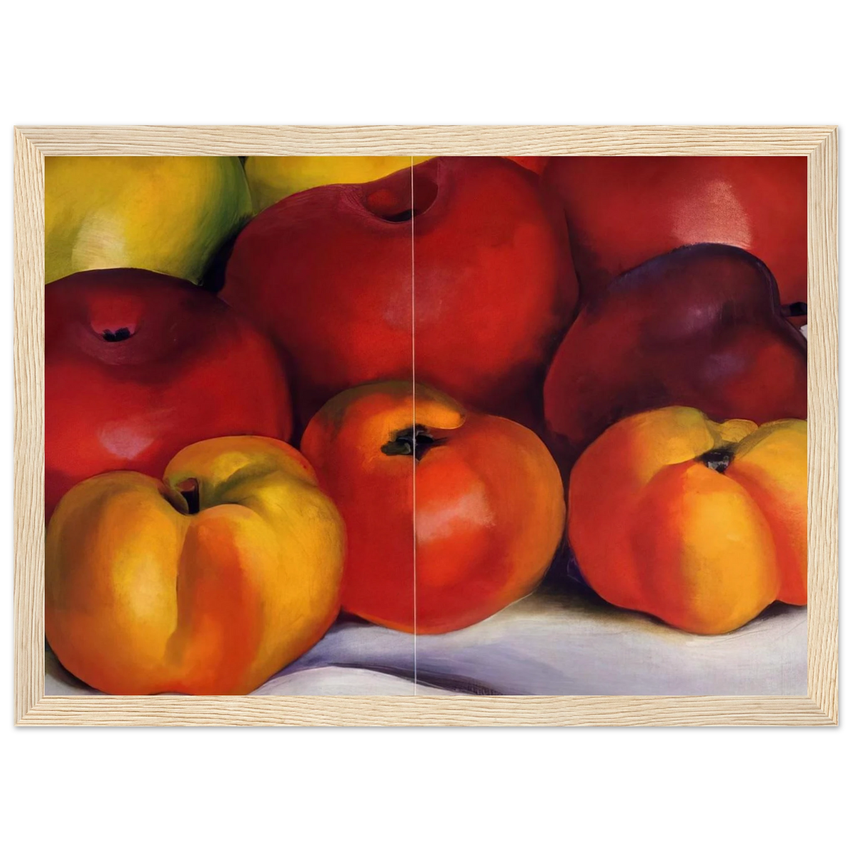 Apple Family Framed Poster | Georgia O'Keeffe Framed Prints Wall Art | Georgia O Keeffe Prints