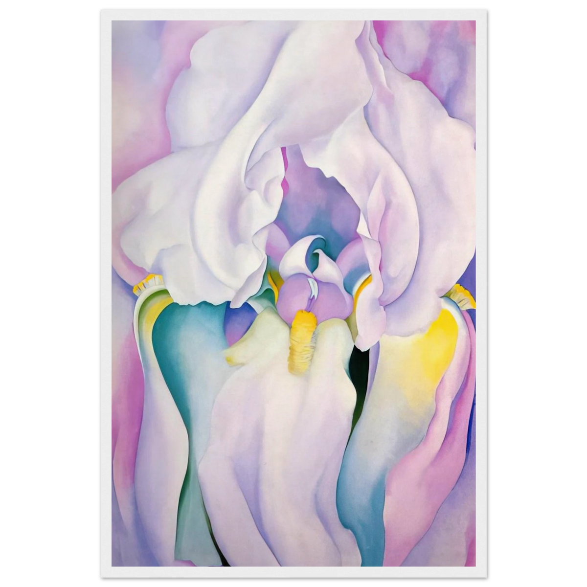 Light of Iris Framed Poster | Georgia O'Keeffe Framed Prints Wall Art | Georgia O Keeffe Prints
