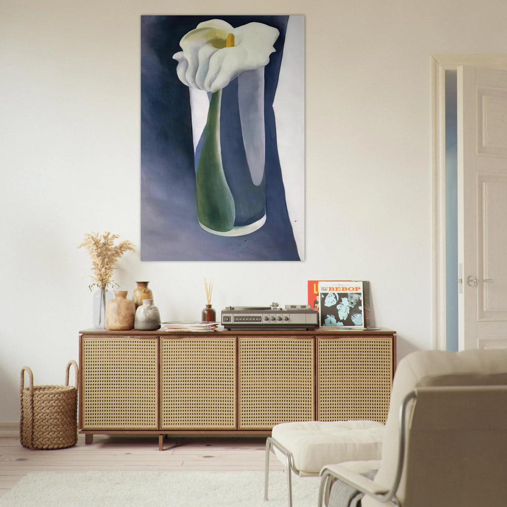Calla Lily in Tall Glass Poster | Georgia O'Keeffe Poster | Georgia O Keeffe Prints