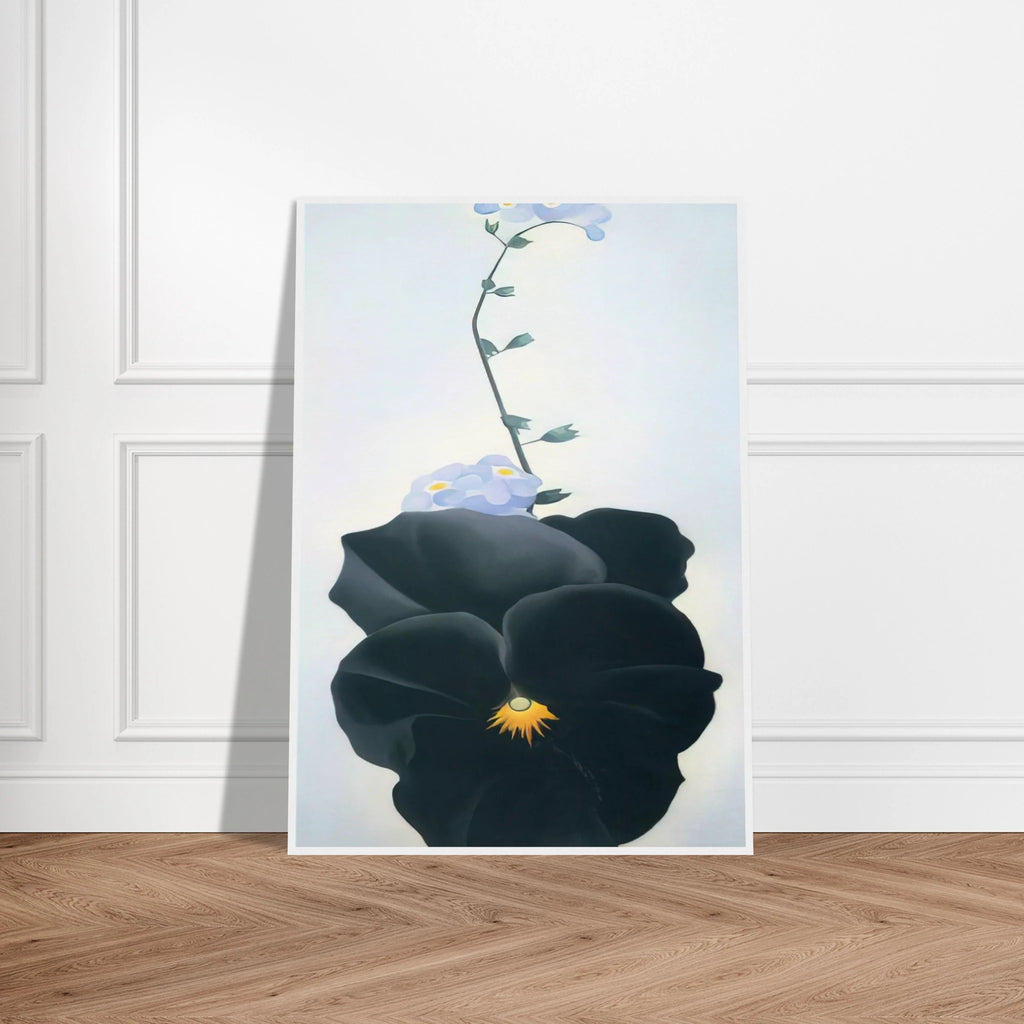 Pansy Framed Poster | Georgia O'Keeffe Framed Prints Wall Art | Georgia O Keeffe Prints