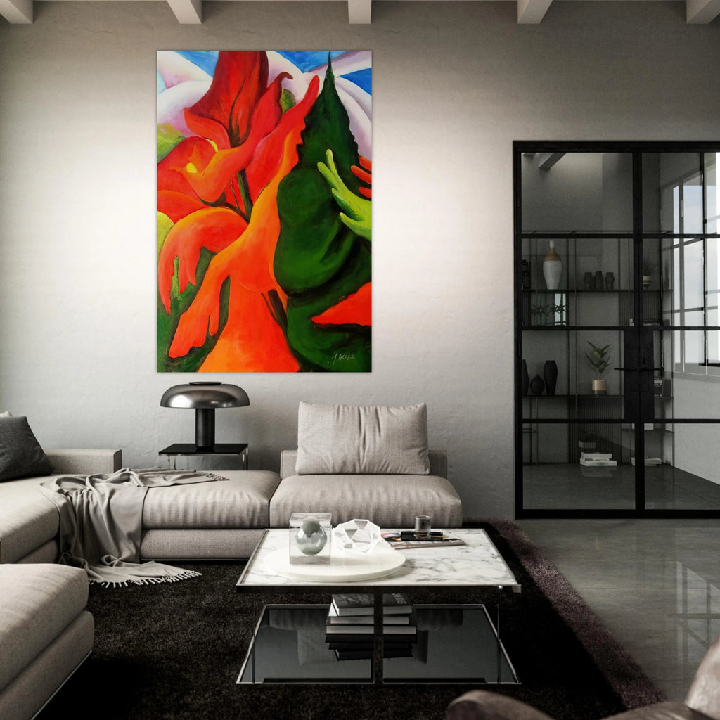Melting Volcano Poster | Georgia O'Keeffe Poster | Georgia O Keeffe Prints
