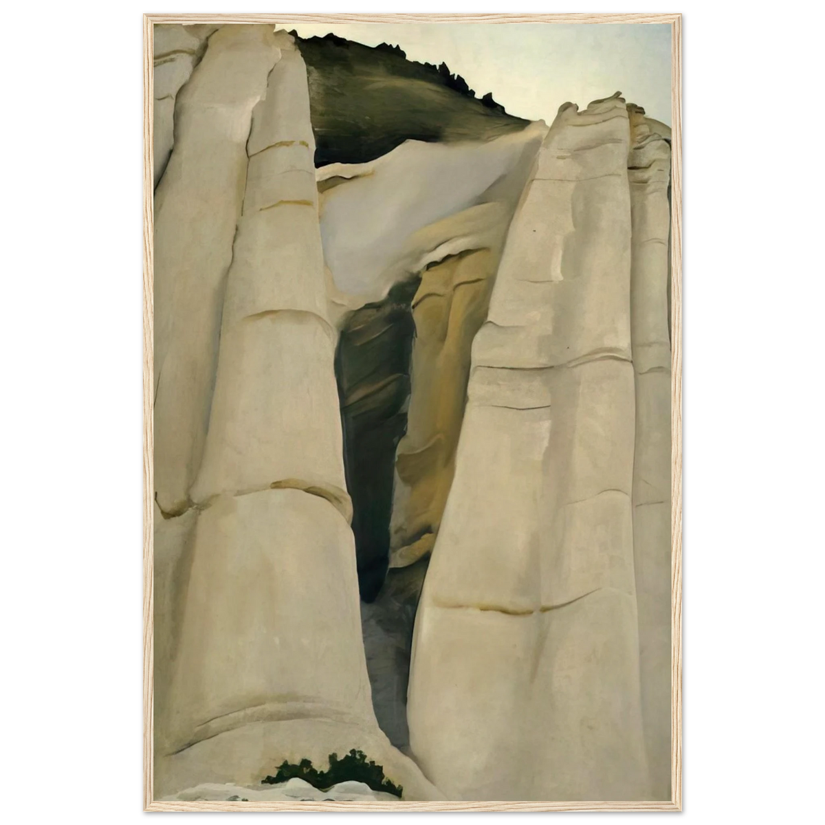 From the White Place Framed Poster | Georgia O'Keeffe Framed Prints Wall Art | Georgia O Keeffe Prints
