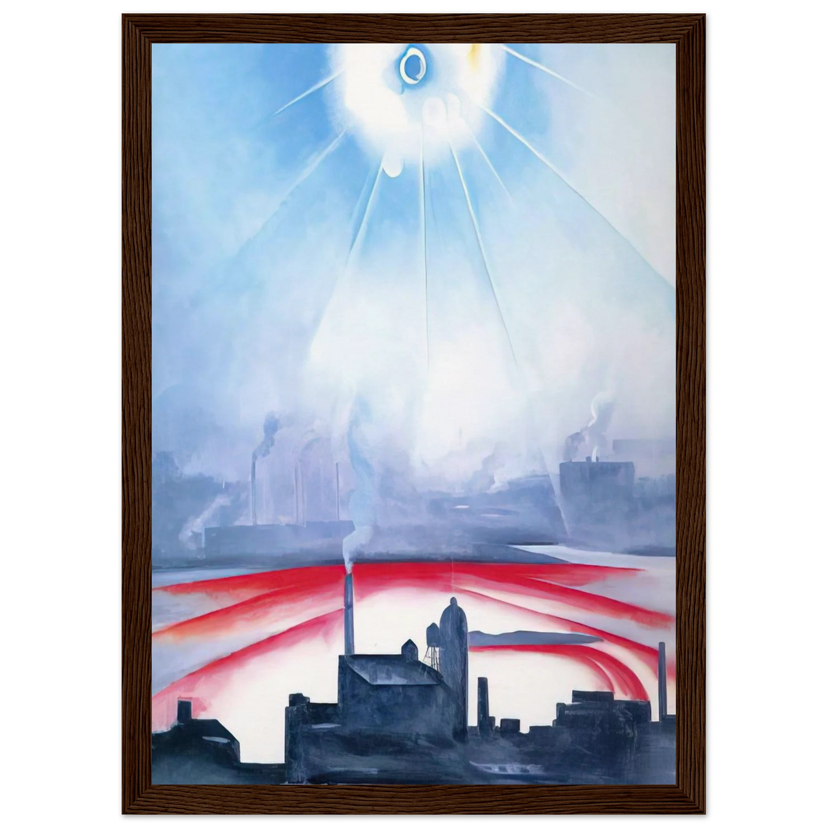 East River No 1 Framed Poster | Georgia O'Keeffe Framed Prints Wall Art | Georgia O Keeffe Prints