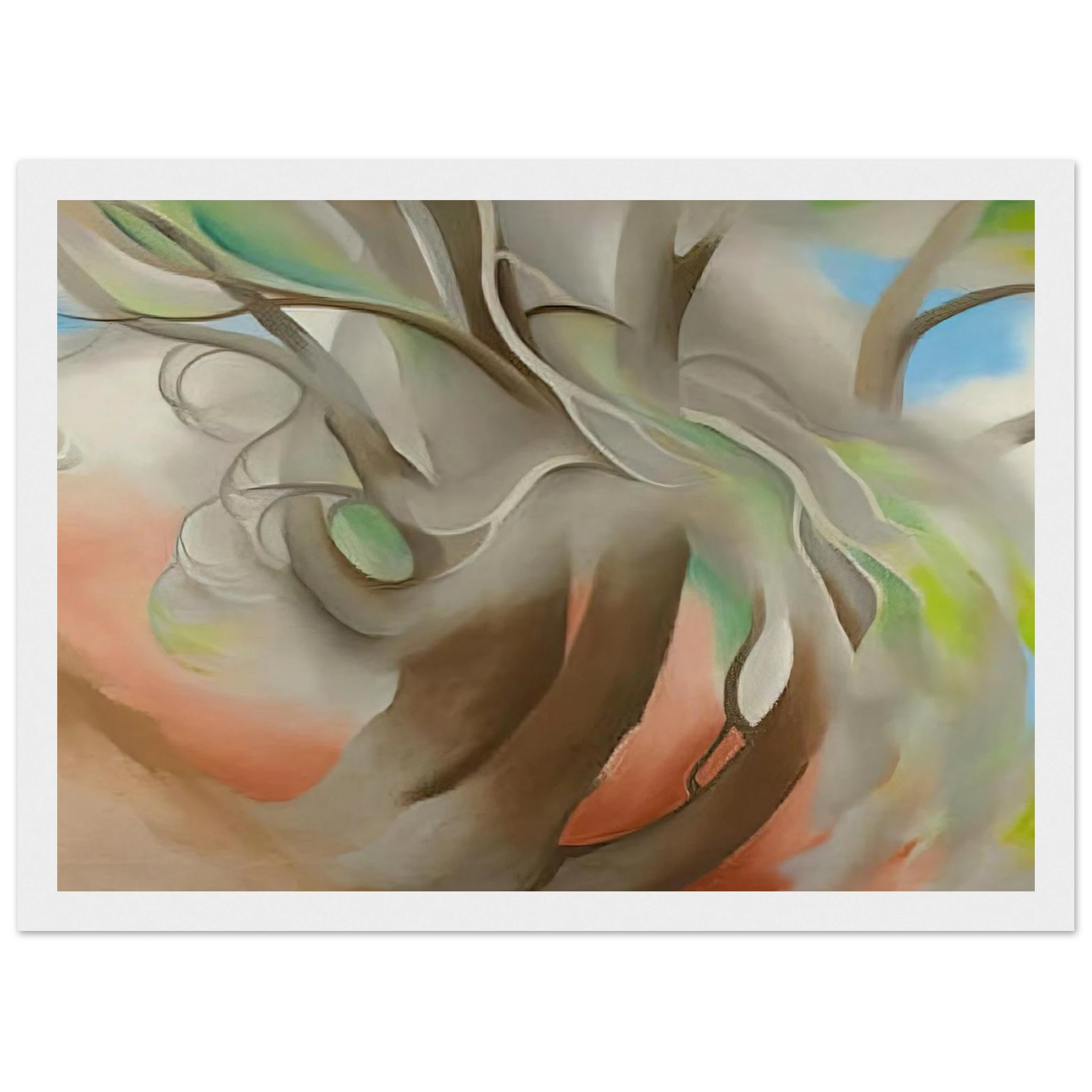 Spring Tree No. II Framed Poster | Georgia O'Keeffe Framed Prints Wall Art | Georgia O Keeffe Prints