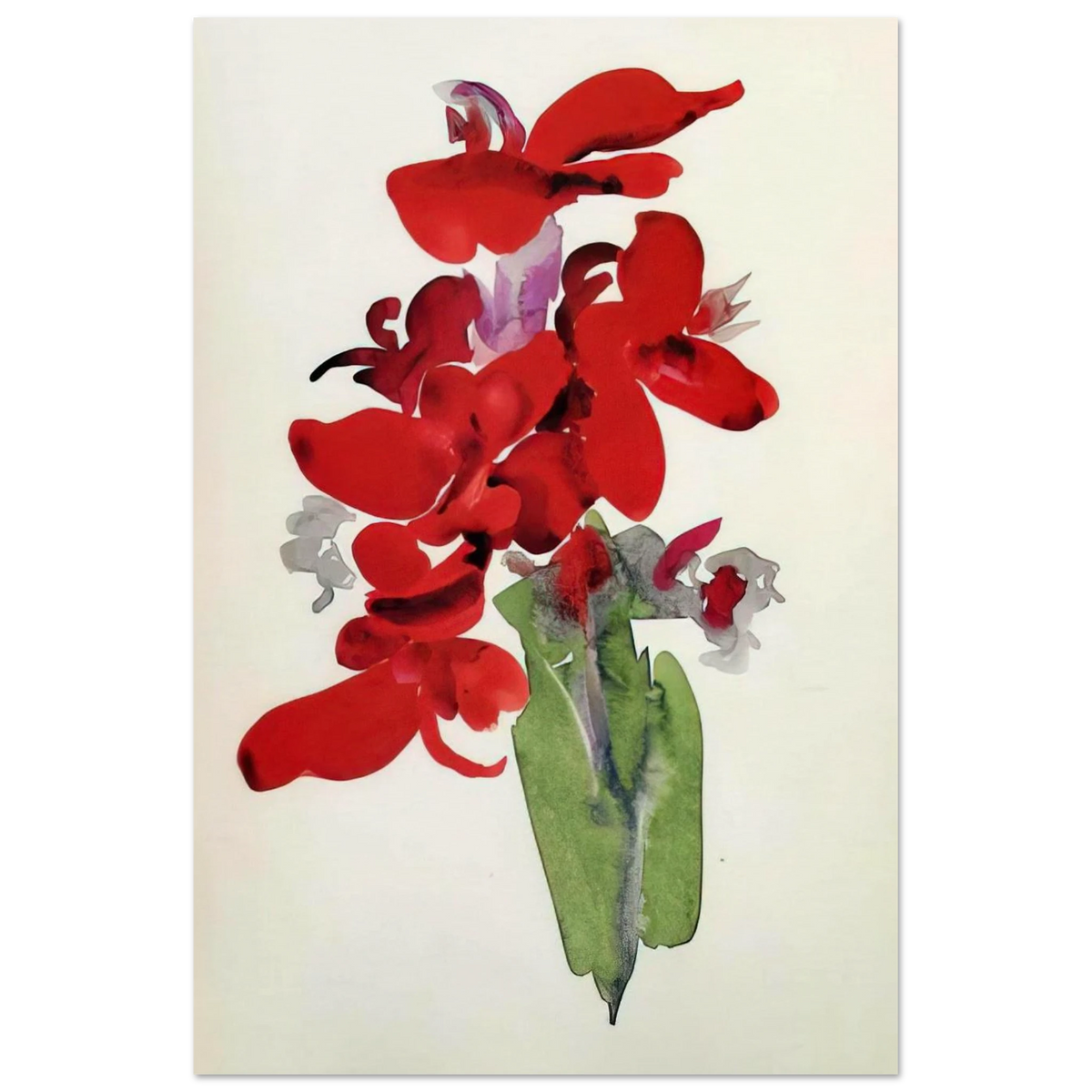 Red Canna Poster | Georgia O'Keeffe Poster | Georgia O Keeffe Prints