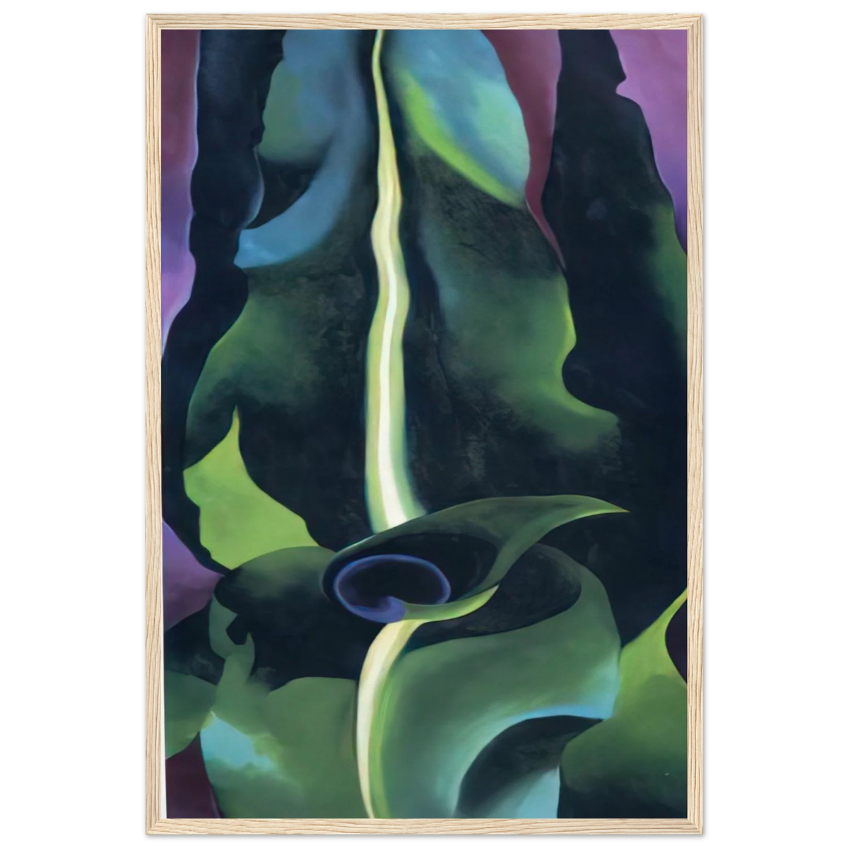 Corn, Dark I Framed Poster | Georgia O'Keeffe Framed Prints Wall Art | Georgia O Keeffe Prints