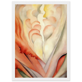 Flower Abstraction Framed Poster | Georgia O'Keeffe Framed Prints Wall Art | Georgia O Keeffe Prints