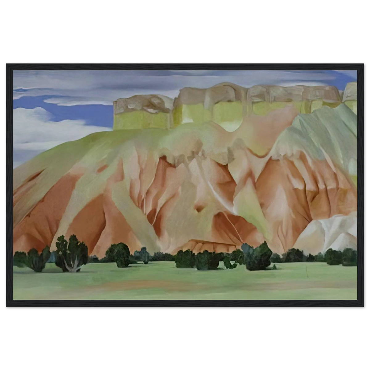 My Backyard Framed Poster | Georgia O'Keeffe Framed Prints Wall Art | Georgia O Keeffe Prints