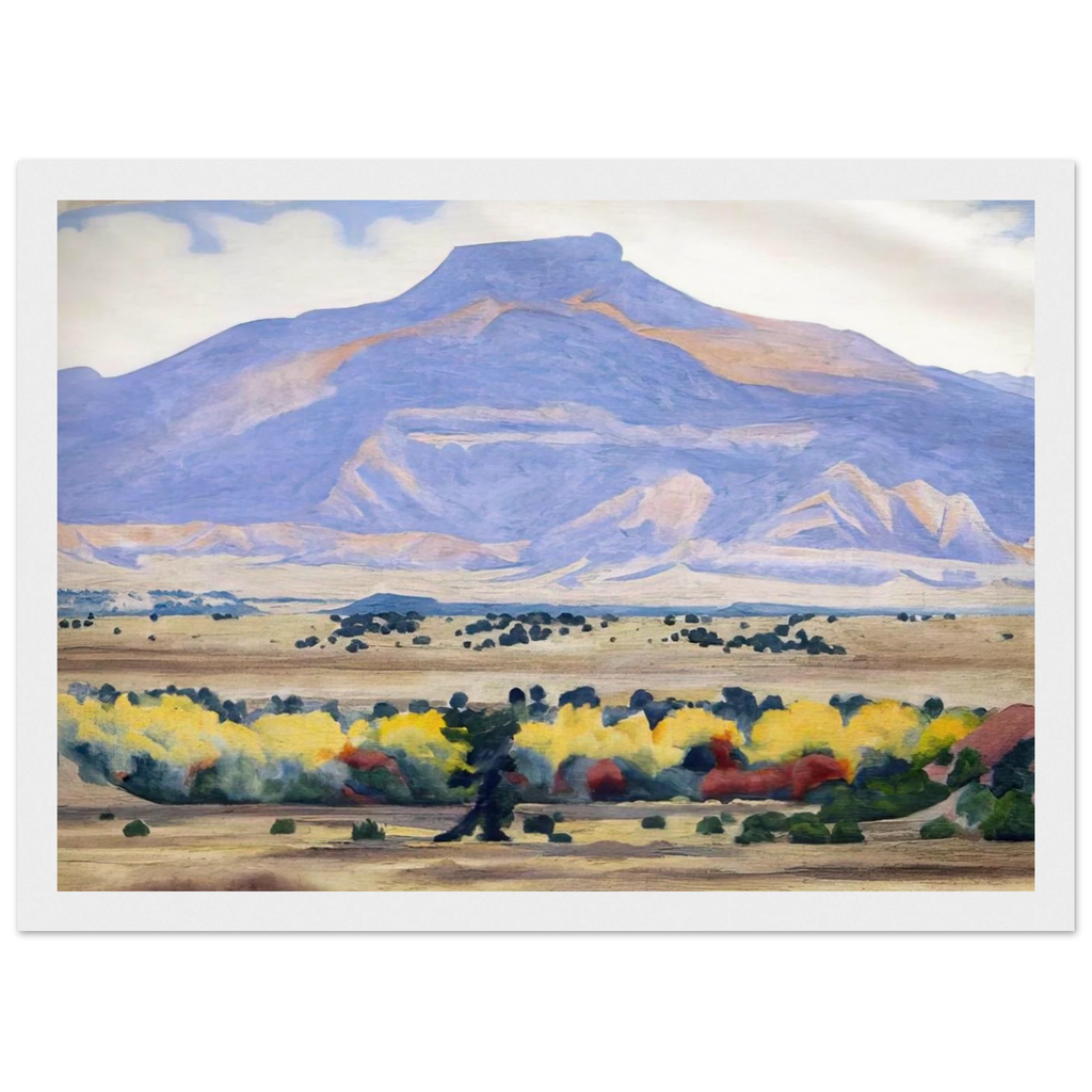 Pedernal Framed Poster | Georgia O'Keeffe Framed Prints Wall Art | Georgia O Keeffe Prints