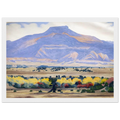 Pedernal Framed Poster | Georgia O'Keeffe Framed Prints Wall Art | Georgia O Keeffe Prints