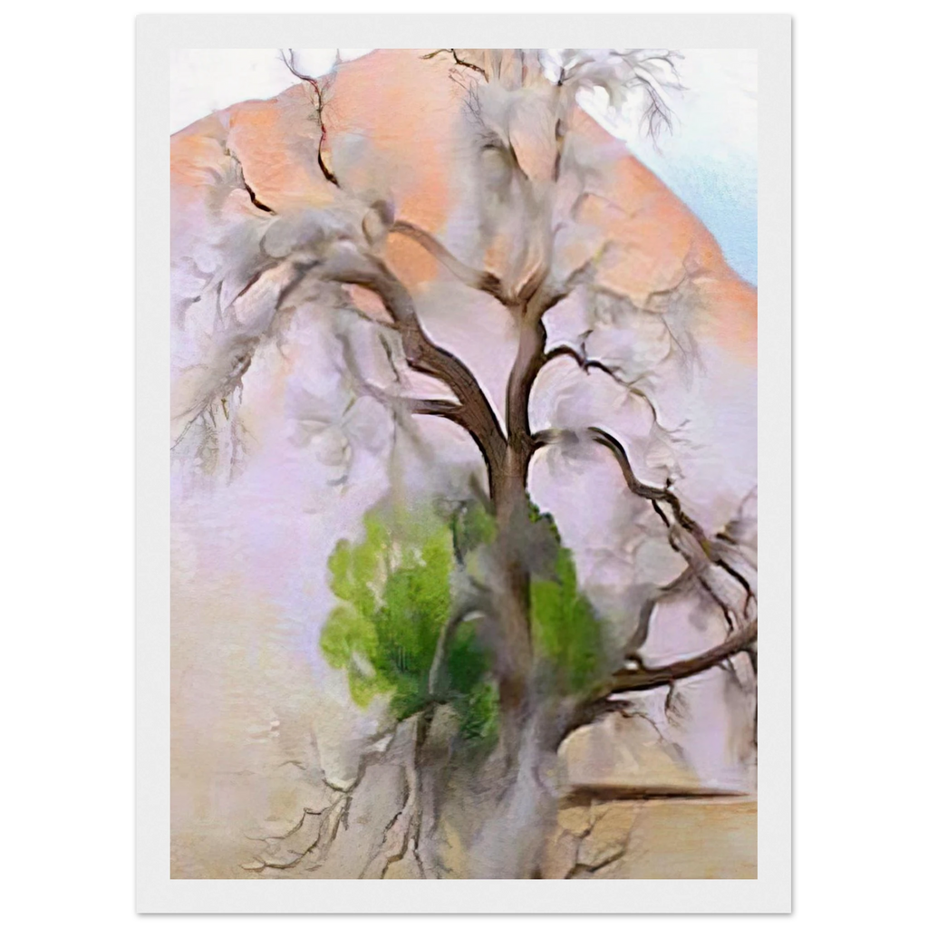 Pinons with Cedar Framed Poster | Georgia O'Keeffe Framed Prints Wall Art | Georgia O Keeffe Prints