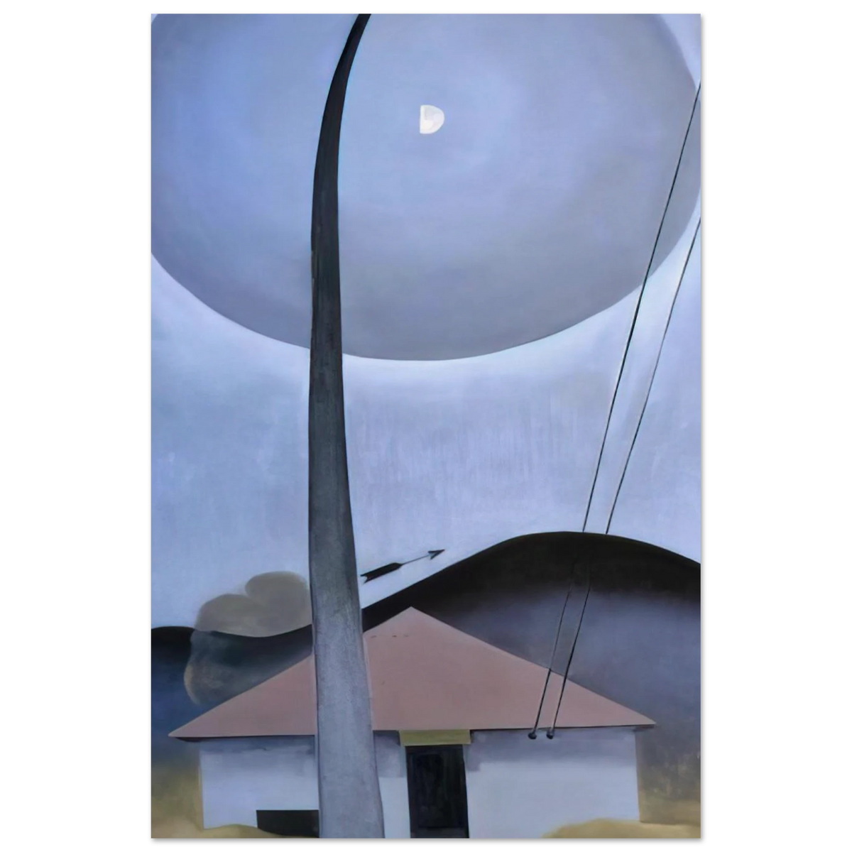Little House with Flagpole Poster | Georgia O'Keeffe Poster | Georgia O Keeffe Prints