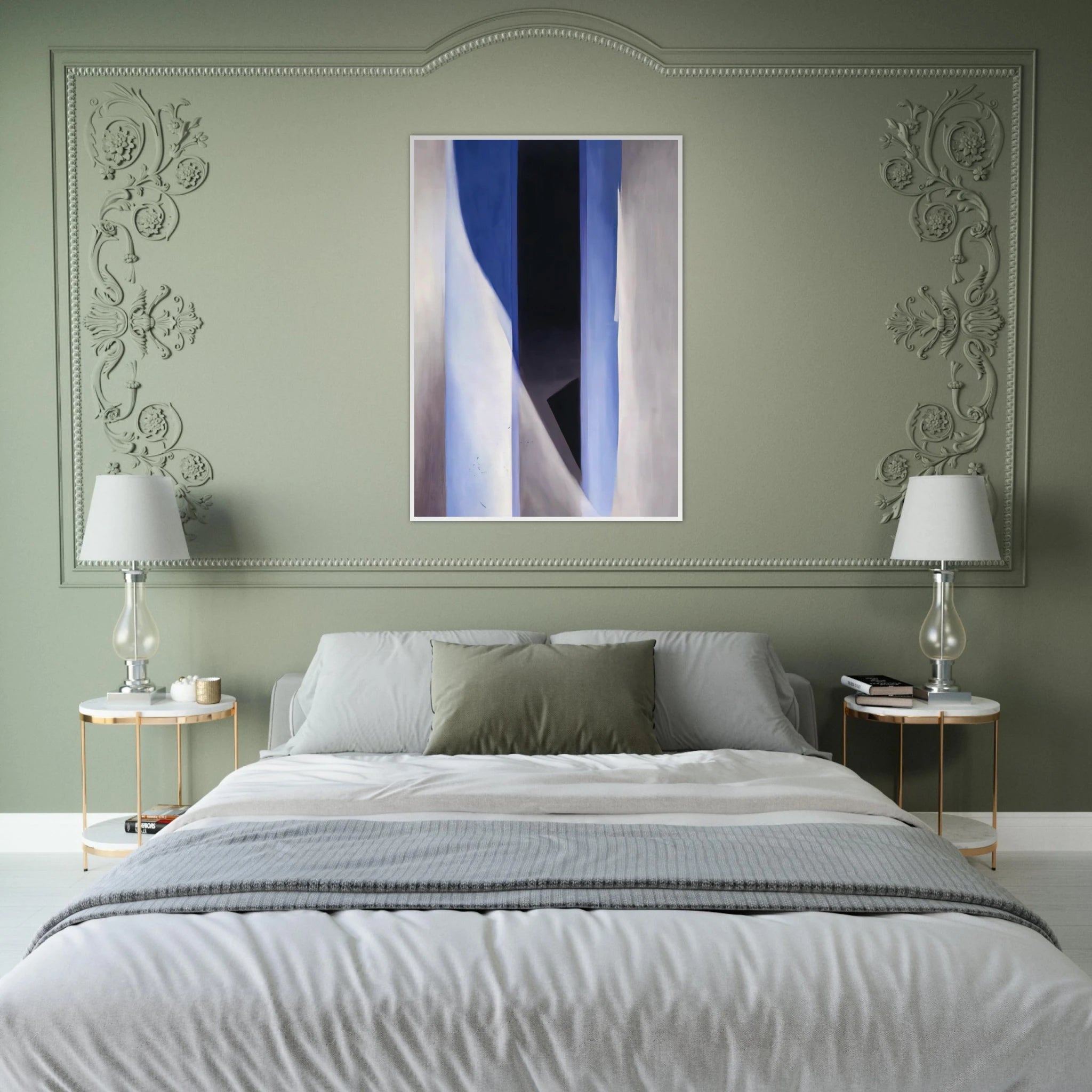 Blue 2 Framed Poster | Georgia O'Keeffe Framed Prints Wall Art | Georgia O Keeffe Prints