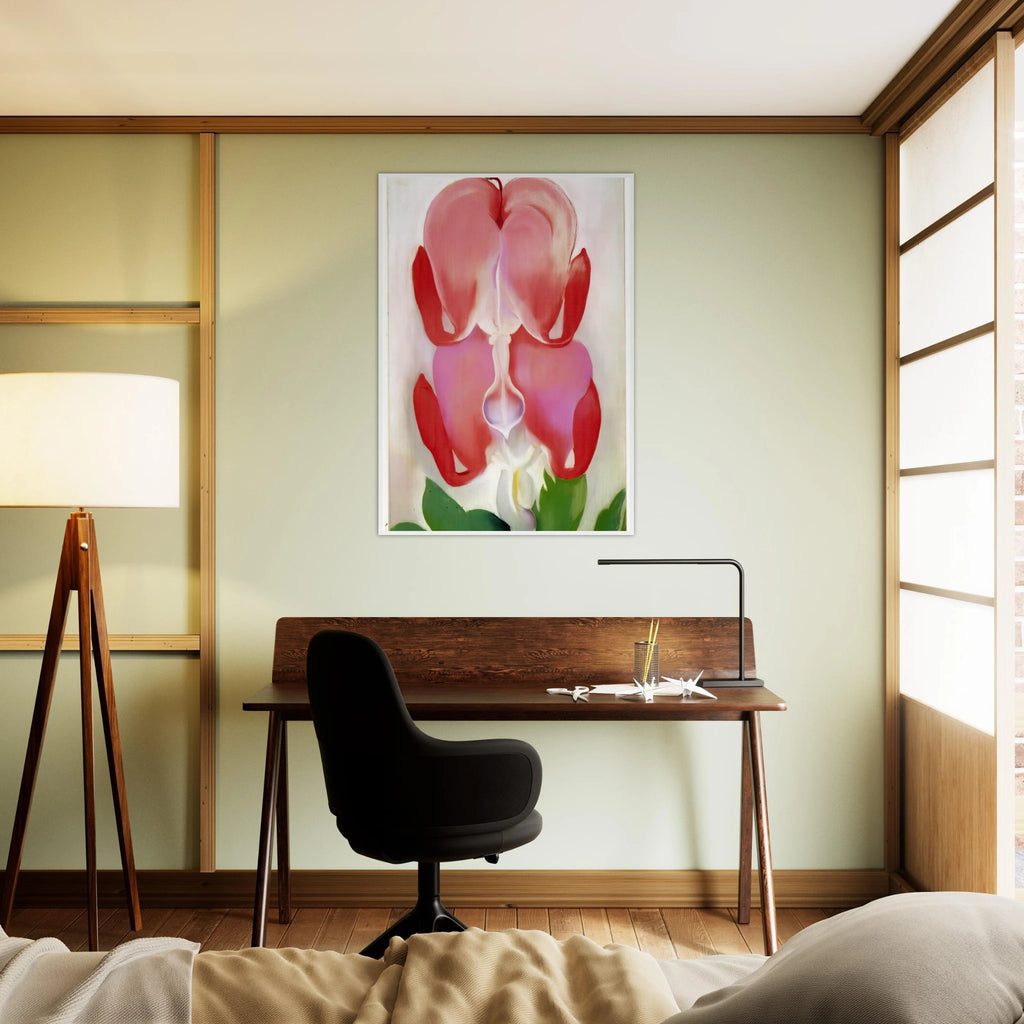 Bleeding Heart Framed Poster | Georgia O'Keeffe Framed Prints Wall Art | Georgia O Keeffe Prints