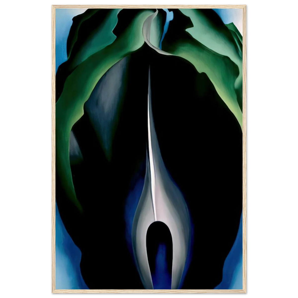 Jack-in-the-Pulpit No. IV Framed Poster | Georgia O'Keeffe Framed Prints Wall Art | Georgia O Keeffe Prints