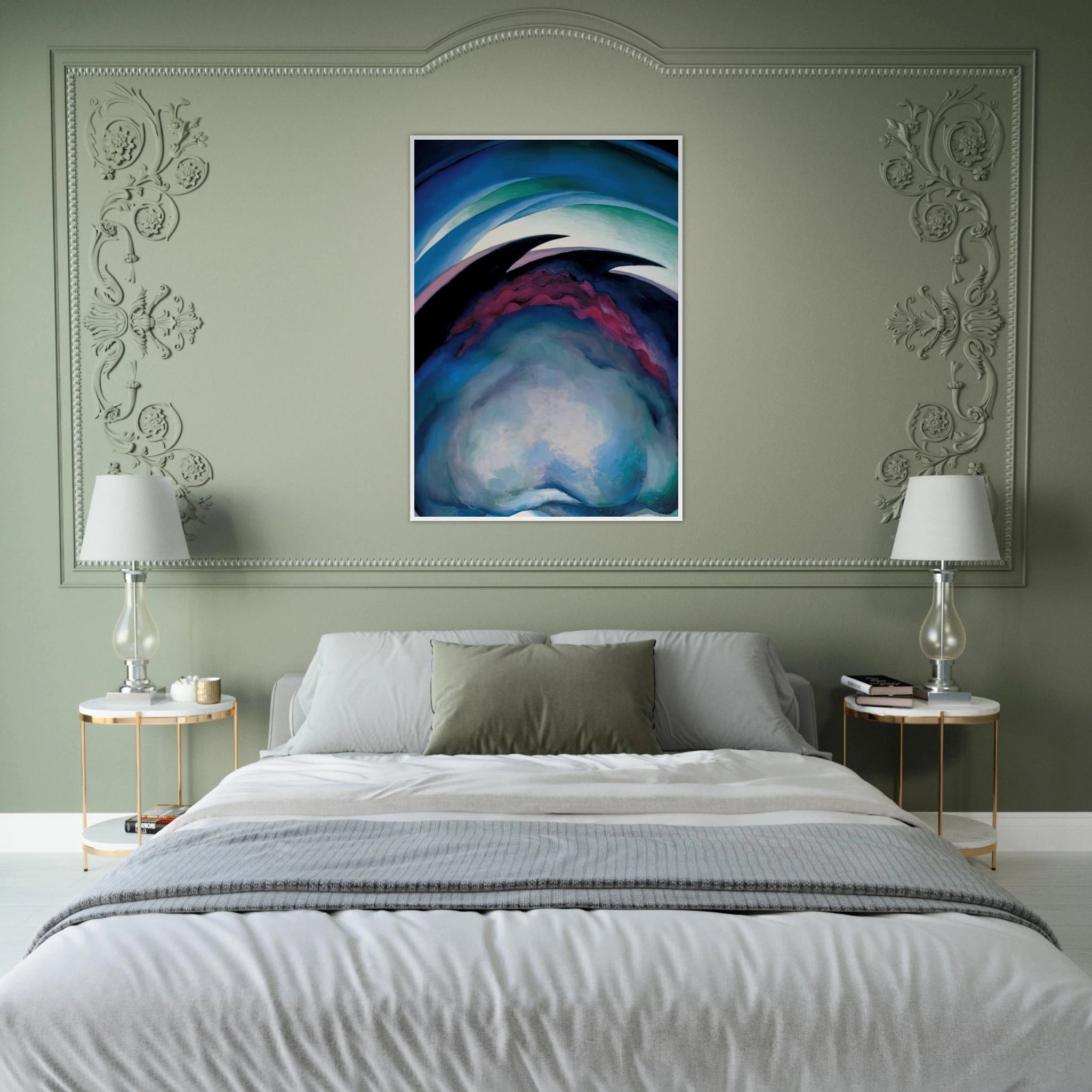 From the Plains I Framed Poster | Georgia O'Keeffe Framed Prints Wall Art | Georgia O Keeffe Prints