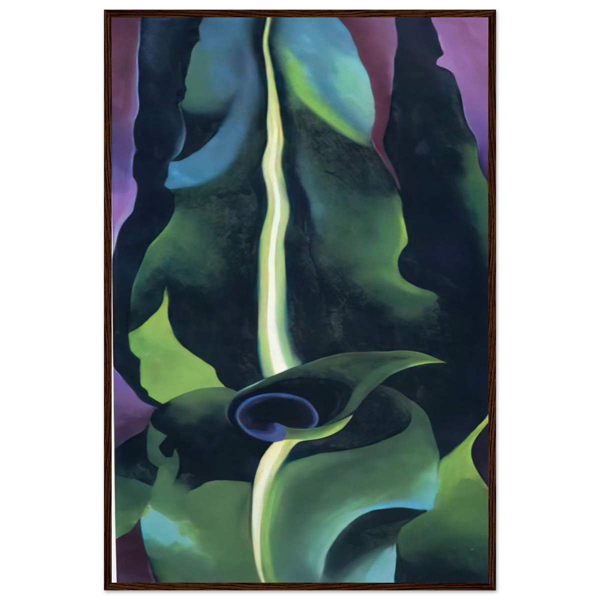 Corn, Dark I Framed Poster | Georgia O'Keeffe Framed Prints Wall Art | Georgia O Keeffe Prints