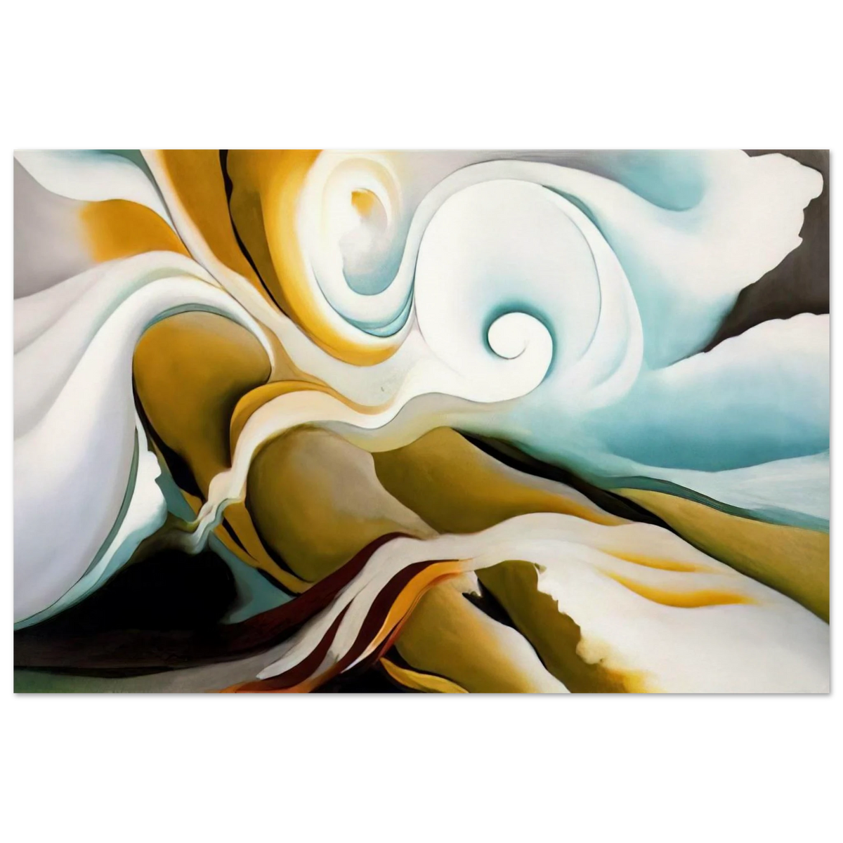 Nature Forms Gasp Poster | Georgia O'Keeffe Poster | Georgia O Keeffe Prints