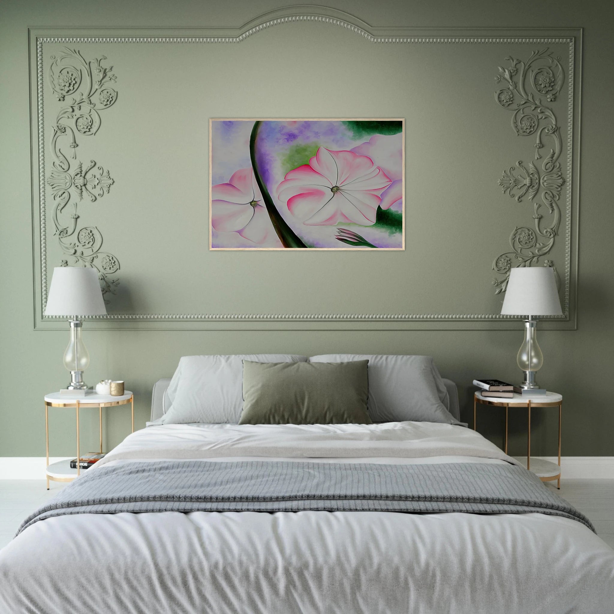 Petunia No. 2 Framed Poster | Georgia O'Keeffe Framed Prints Wall Art | Georgia O Keeffe Prints